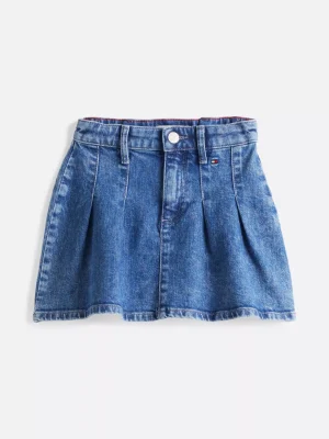 Tommy Hilfiger Jeans-Minirock mit Falten SALTANDPEPPER Cheap