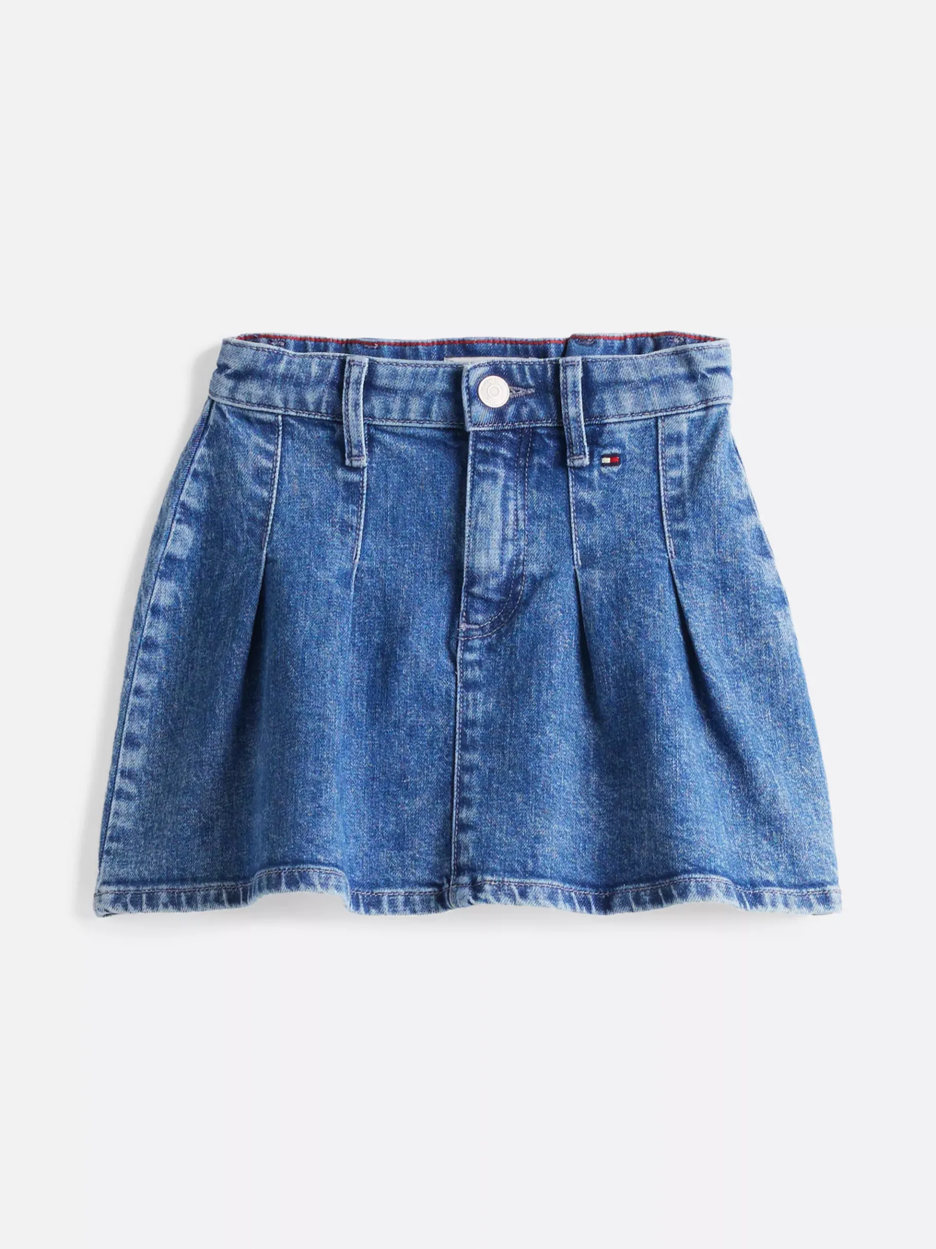 Tommy Hilfiger Jeans-Minirock mit Falten SALTANDPEPPER Cheap