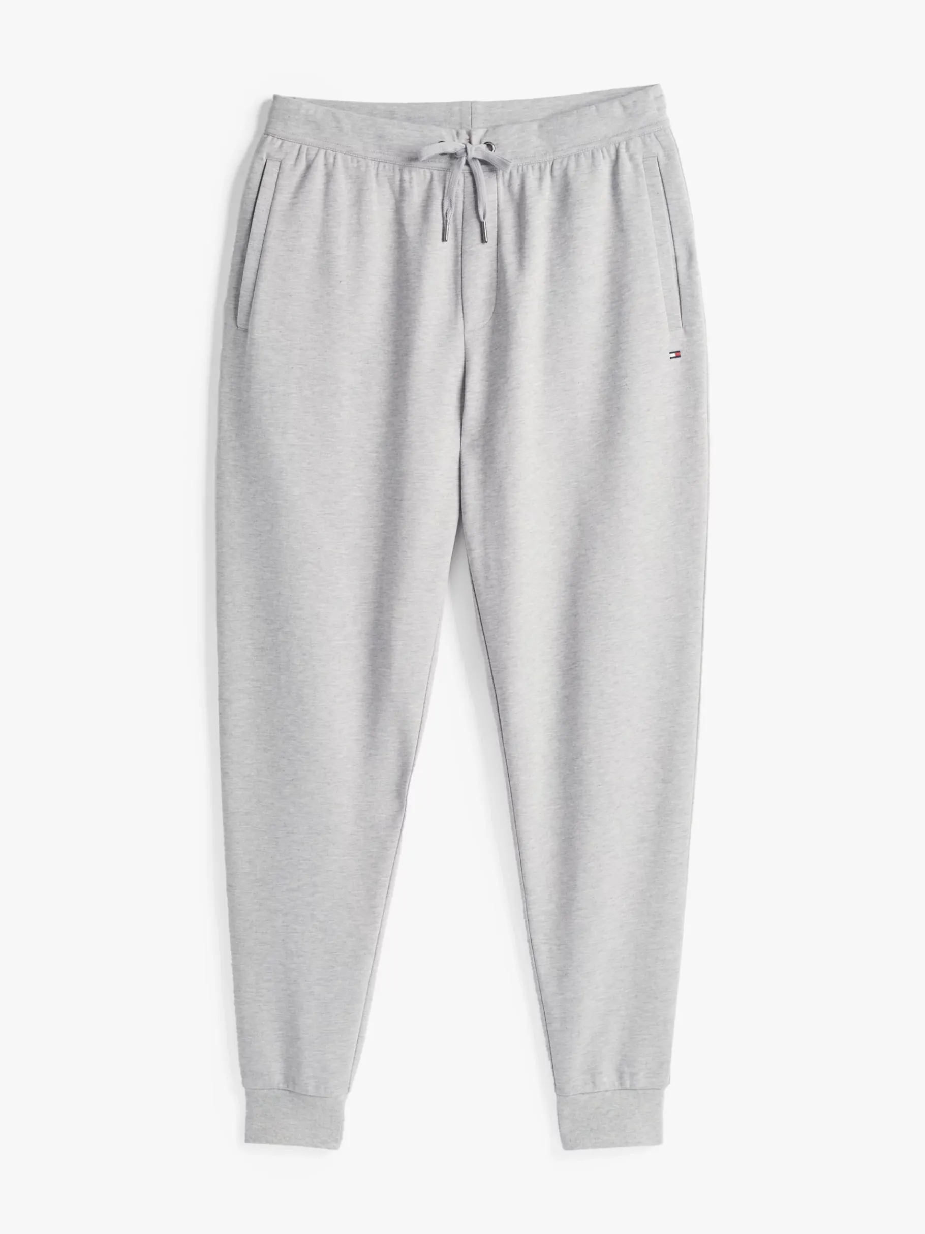 Tommy Hilfiger Jogginghose mit Flag-Stickerei und Tunnelzug LIGHT GREY HEATHER Sale