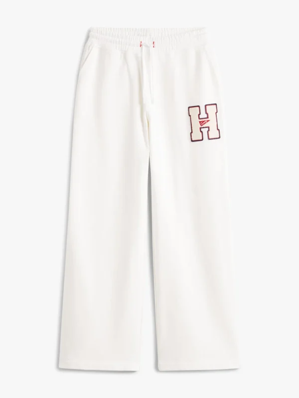 Tommy Hilfiger Jogginghose mit Logo-Applikation ANTIQUE WHITE Discount