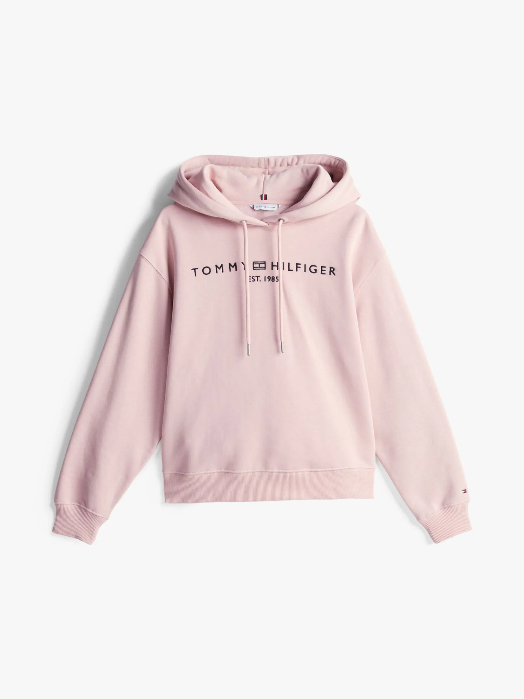 Tommy Hilfiger Kapuzensweatshirt mit Logo-Stickerei FOGGY PINK Clearance