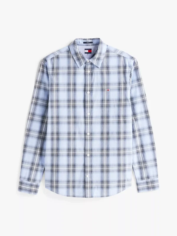 Tommy Hilfiger Kariertes Regular Fit Hemd SWEET BLUE BIG CHECK Hot