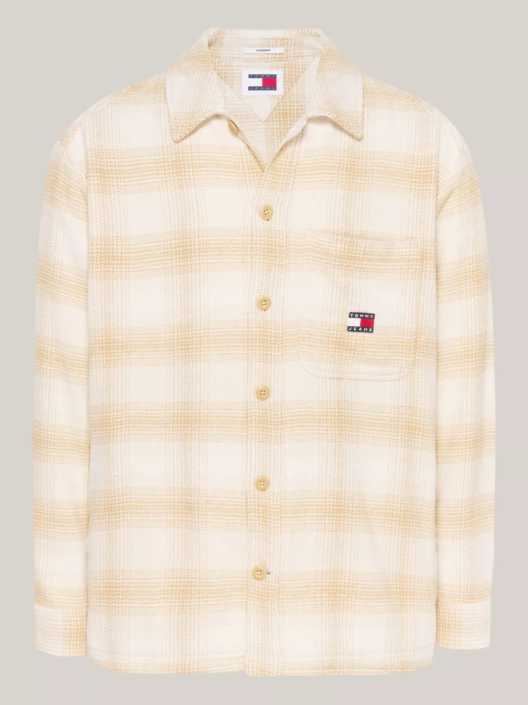 Tommy Hilfiger Kariertes Regular Fit Overshirt aus Flanell GENTLE GOLD CHECK Best