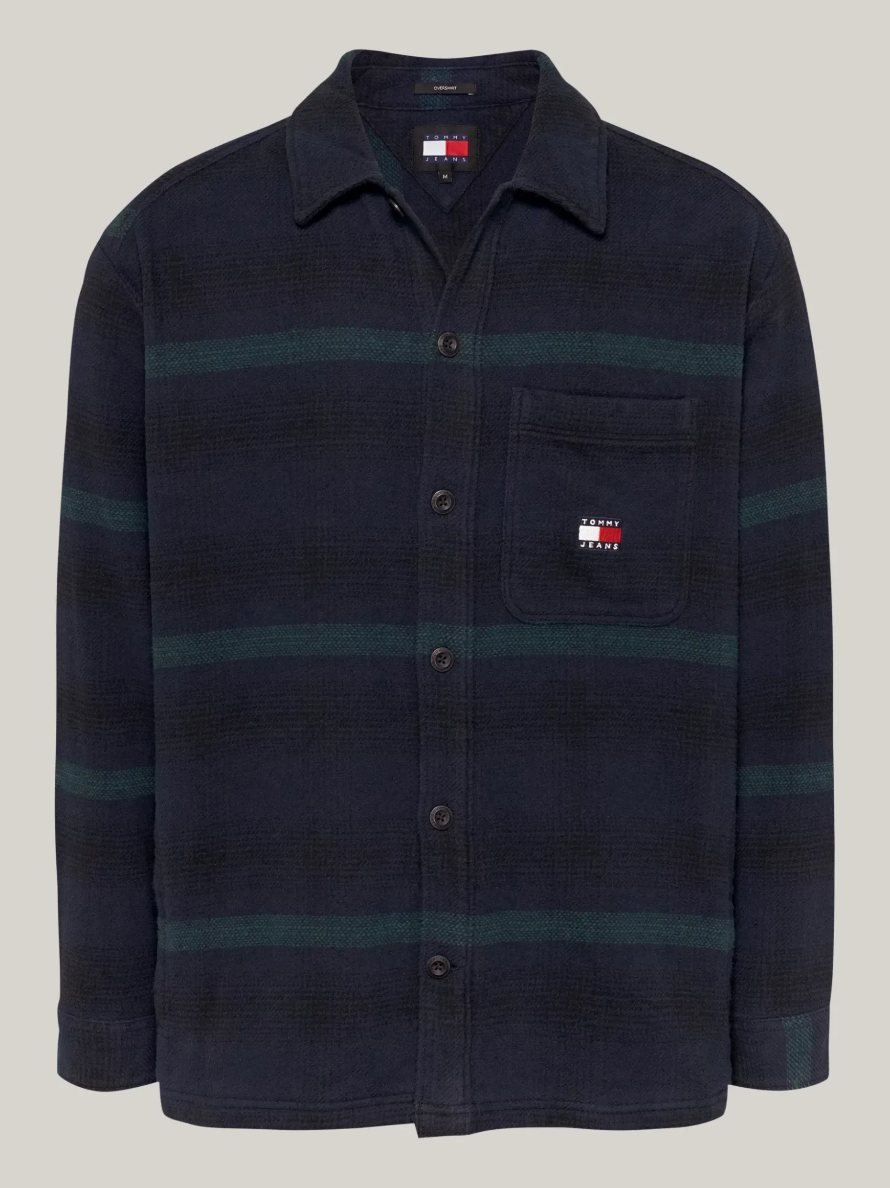 Tommy Hilfiger Kariertes Regular Fit Overshirt aus Flanell DEEP SEAWATER CHECK Discount
