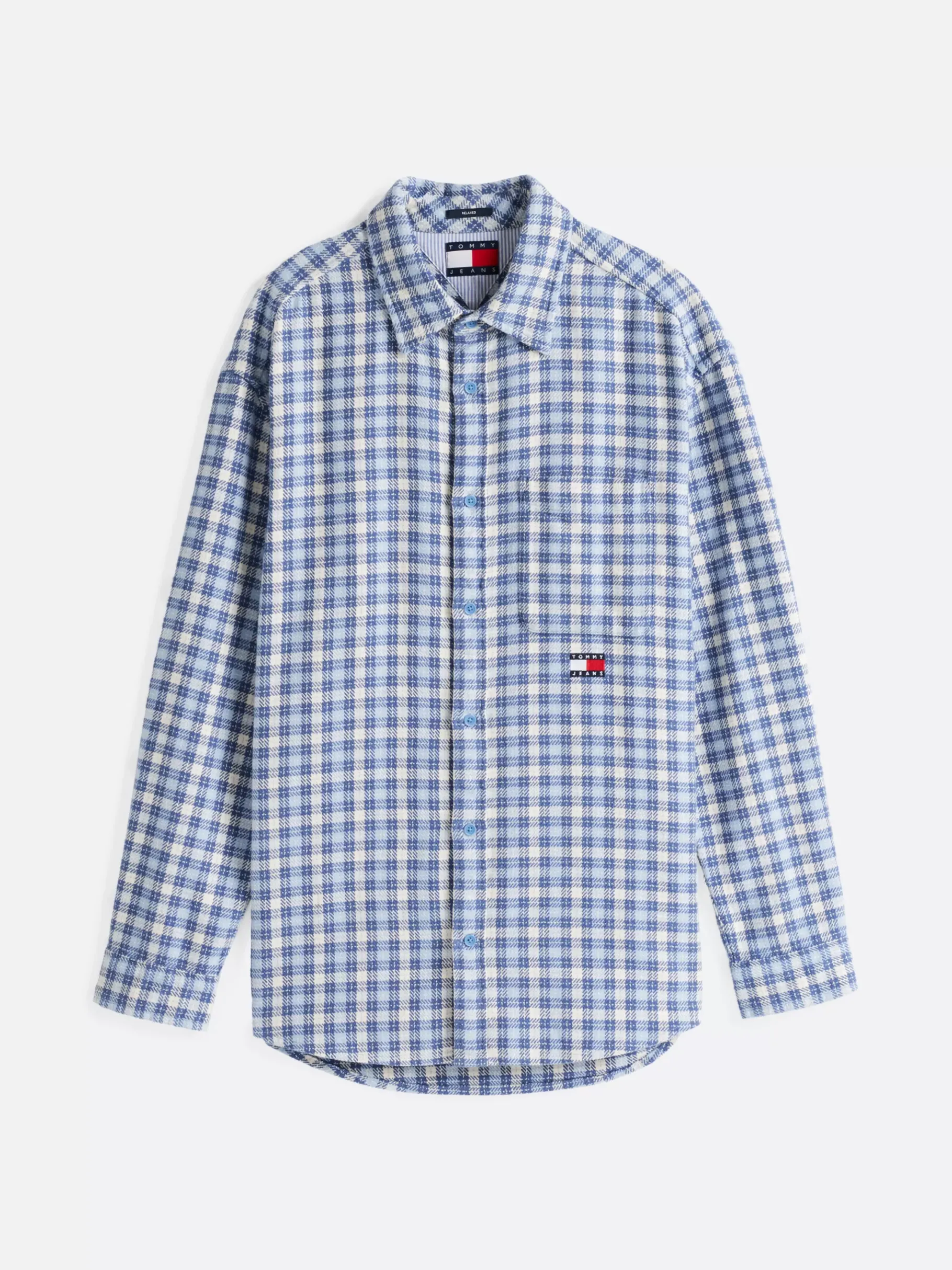 Tommy Hilfiger Kariertes Relaxed Fit Flanellhemd COLORADO BLUE CHECK Store
