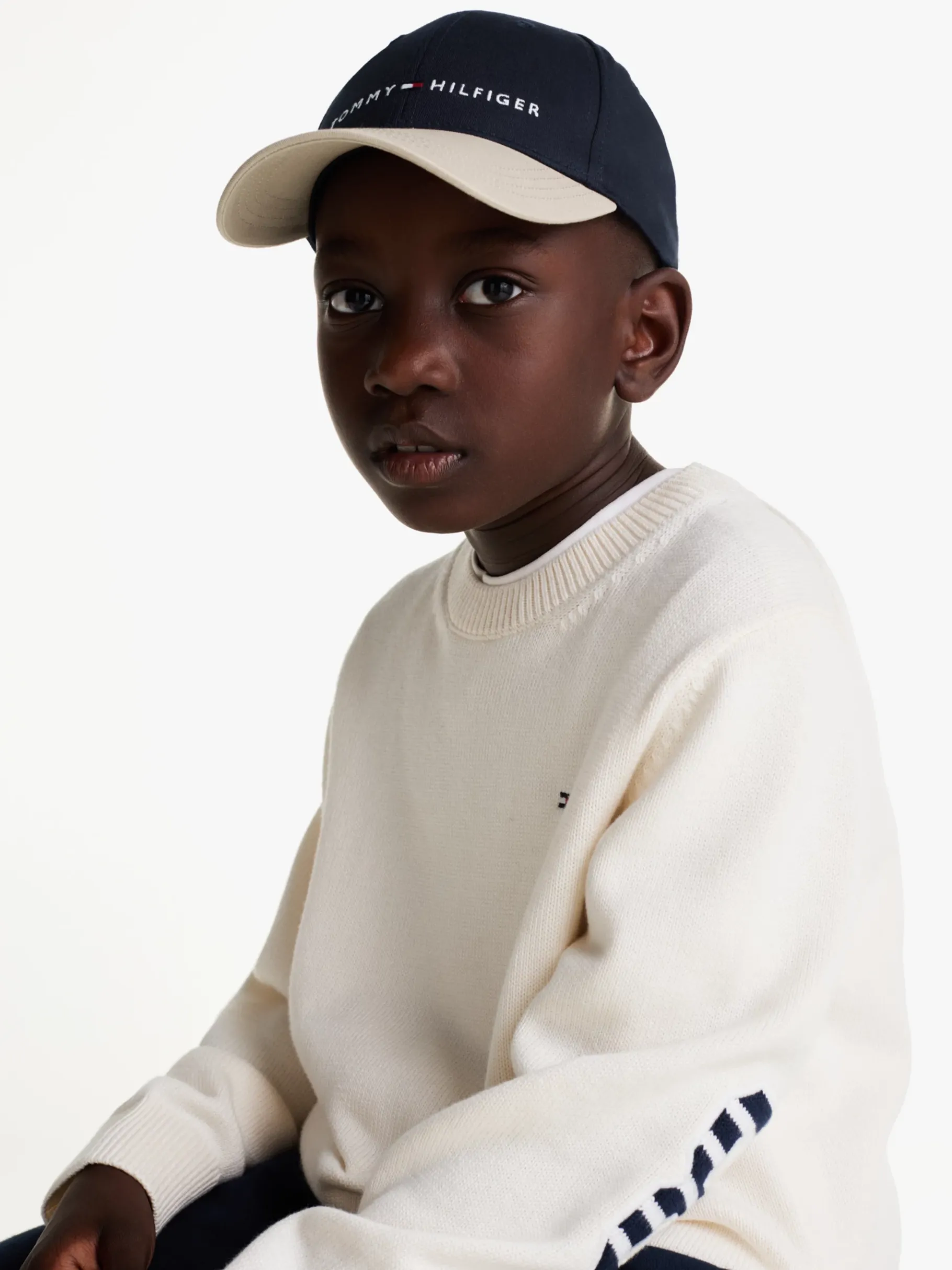 Tommy Hilfiger Kids Essential Color Block-Baseball-Cap SPACE BLUE COLORBLOCK Sale