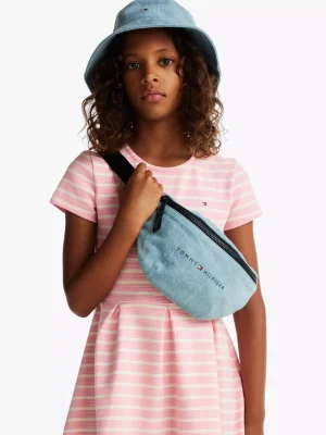 Tommy Hilfiger Kids Essential Gürteltasche aus Denim DENIM LIGHT Store