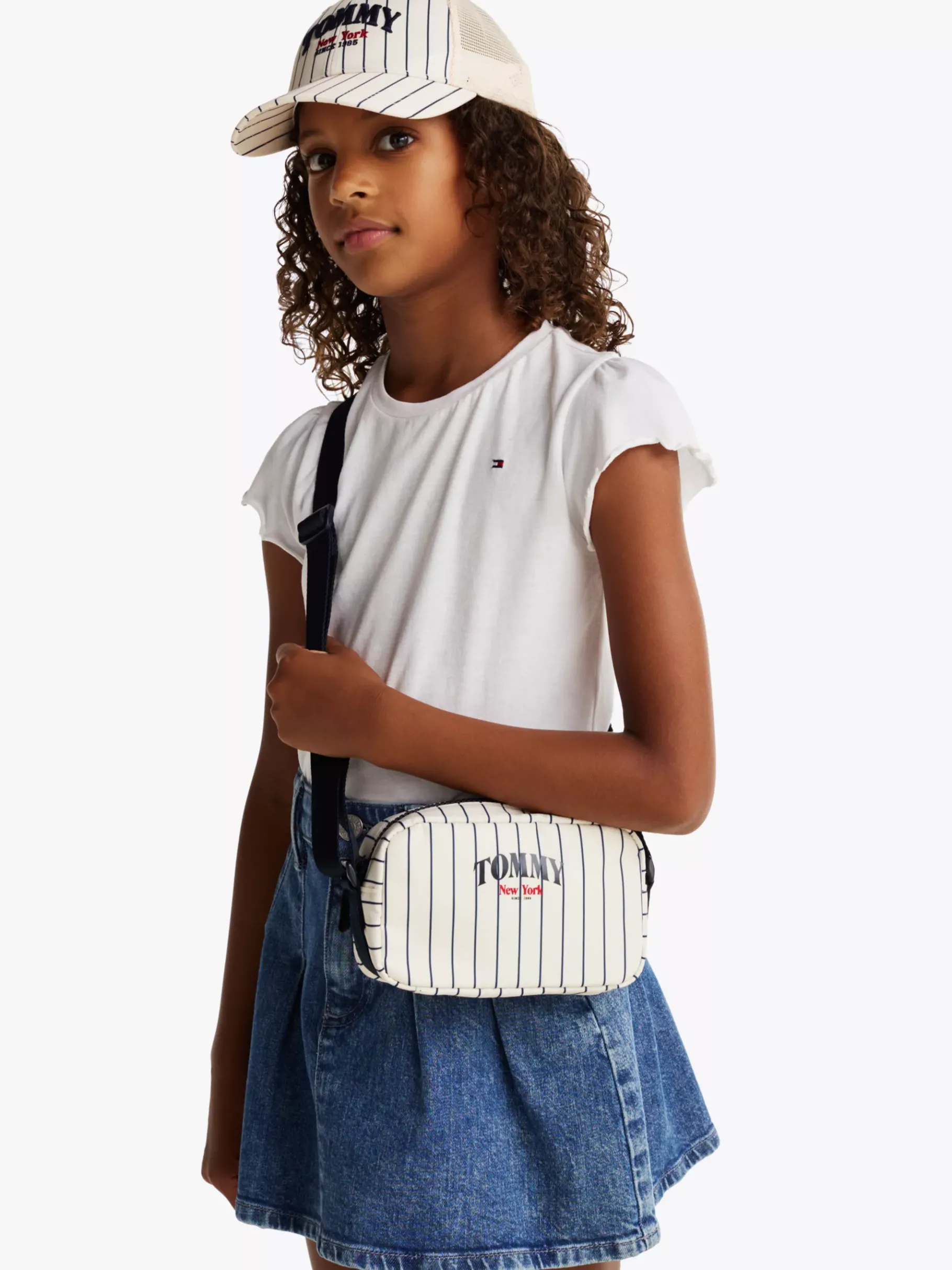 Tommy Hilfiger Kids Varsity Crossbody-Tasche mit Streifen CALICO Best