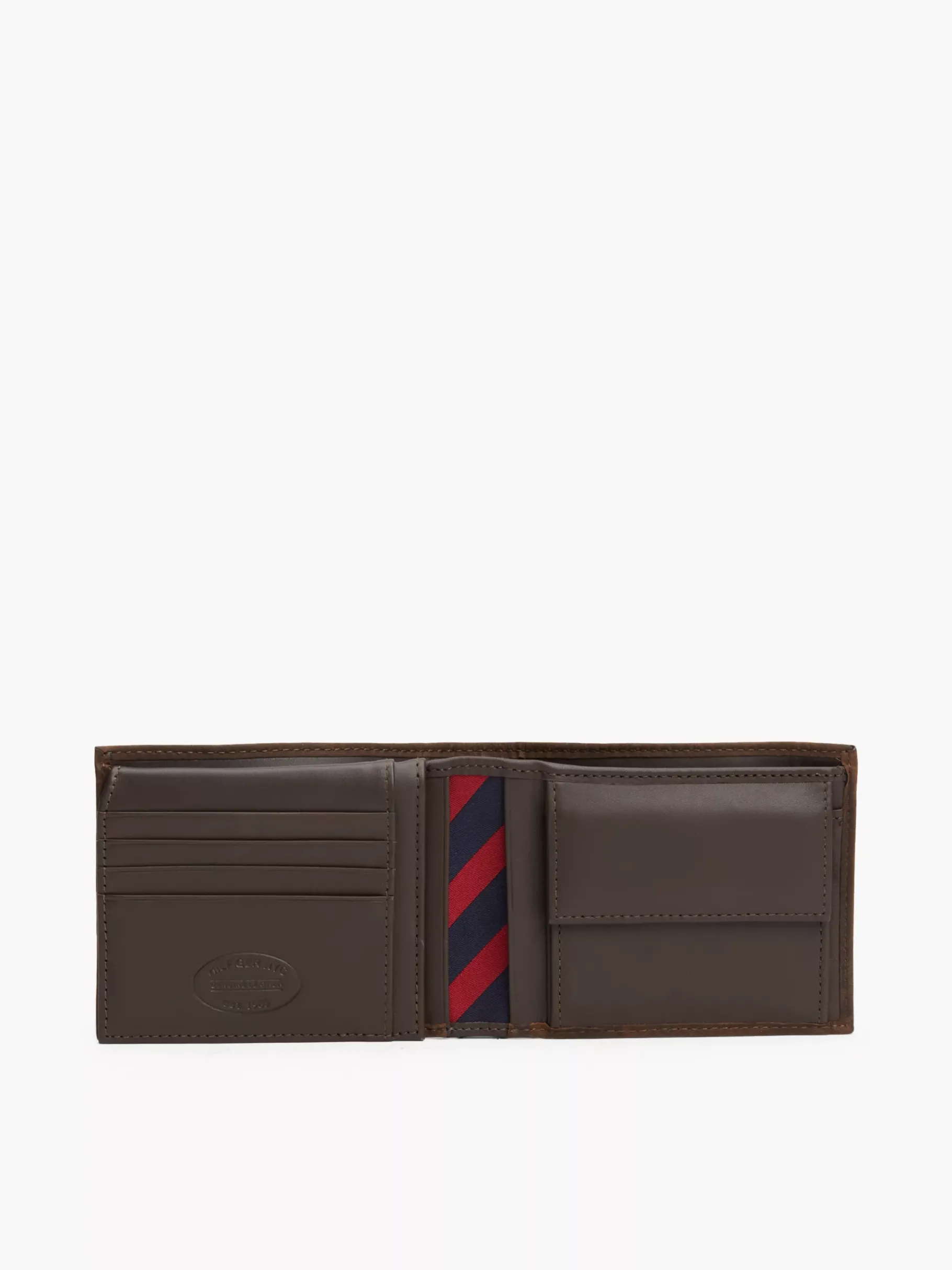 Tommy Hilfiger Klappbrieftasche aus Leder BROWN Outlet