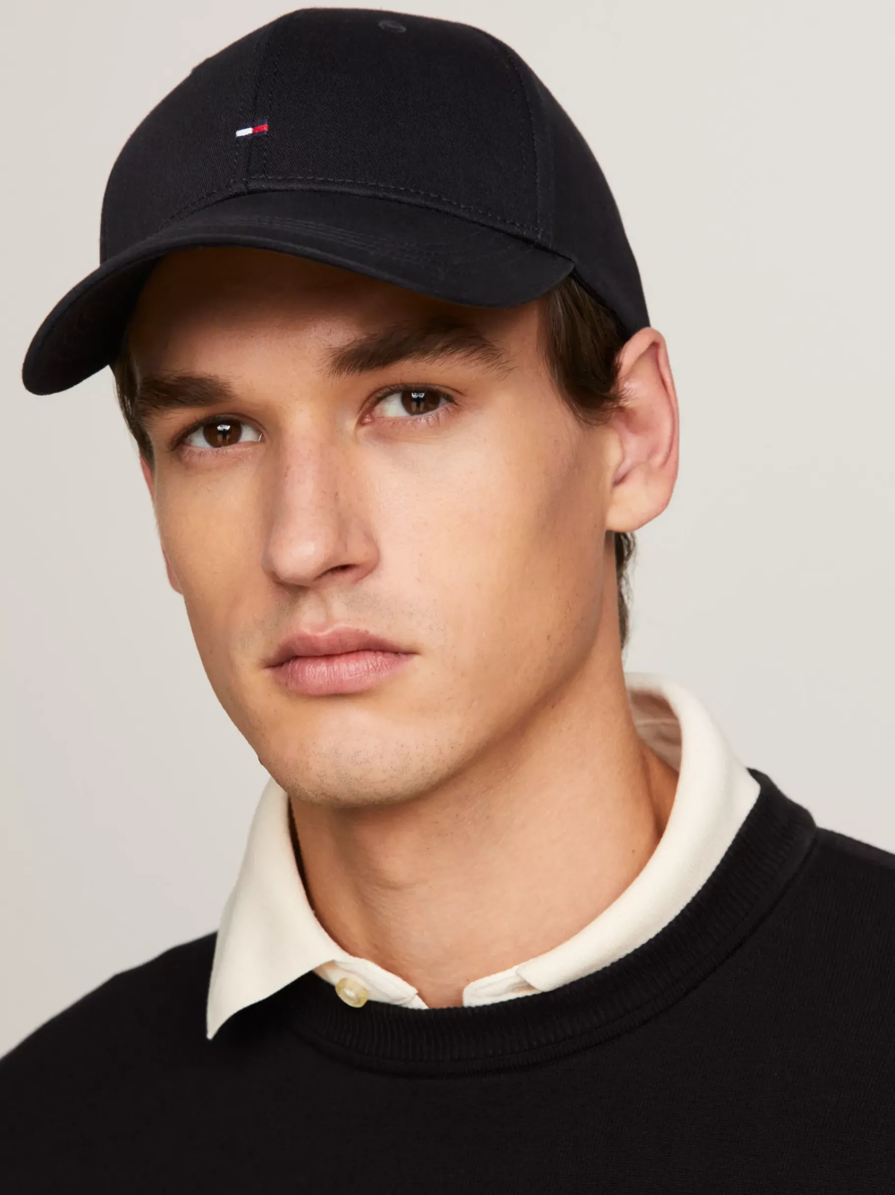 Tommy Hilfiger Klassische Baseball-Cap FLAG BLACK New
