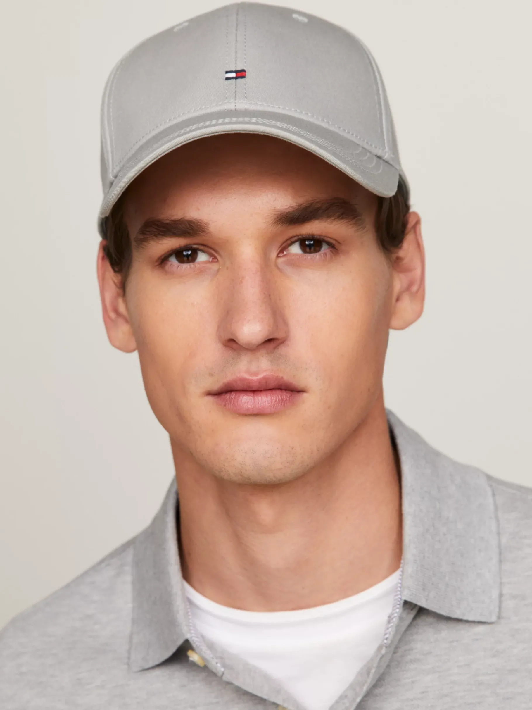 Tommy Hilfiger Klassische Baseball-Cap DRIZZLE GREY Cheap