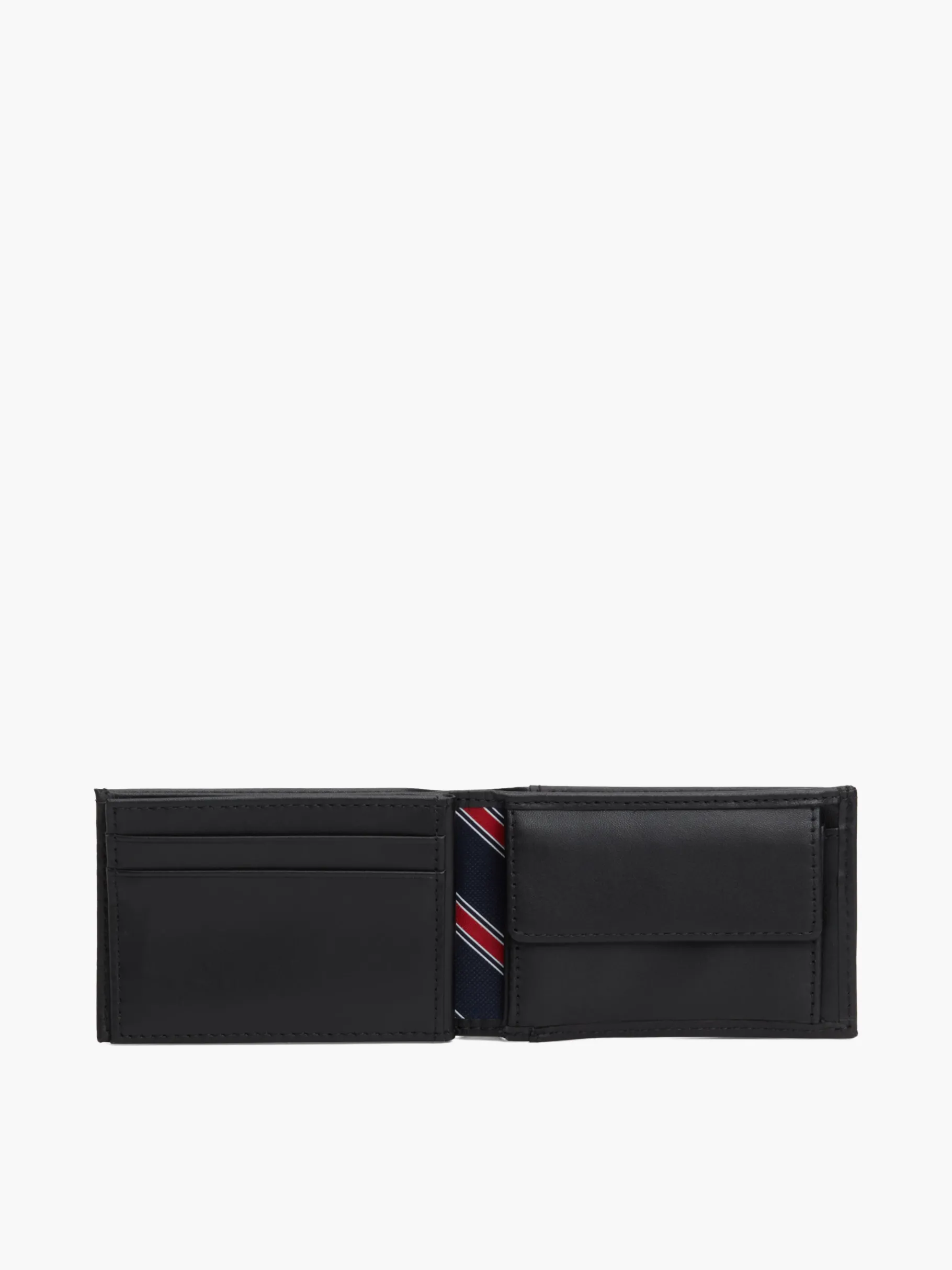 Tommy Hilfiger Kleine Brieftasche aus Leder BLACK Outlet