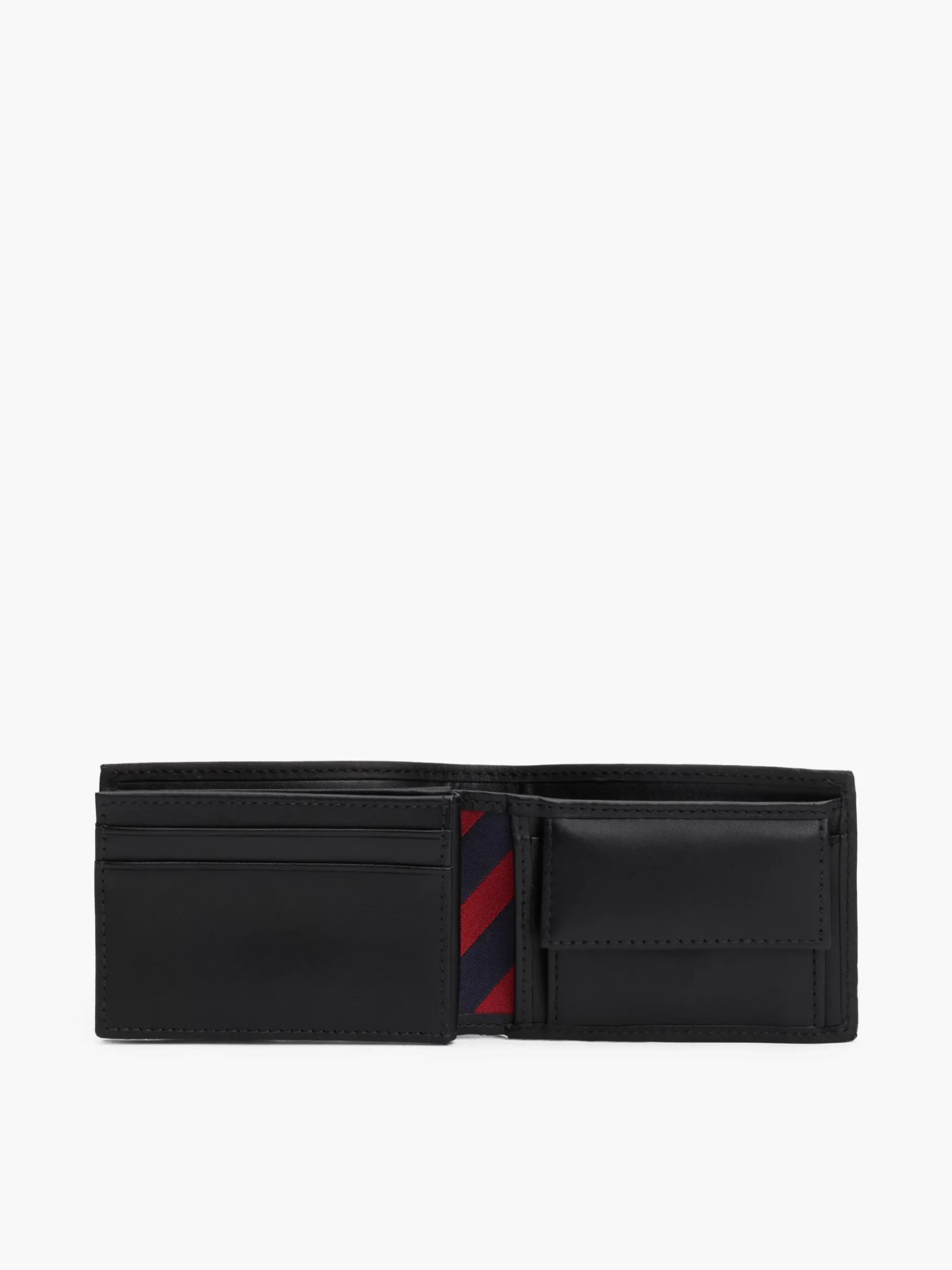 Tommy Hilfiger Kleine Lederbrieftasche BLACK Clearance