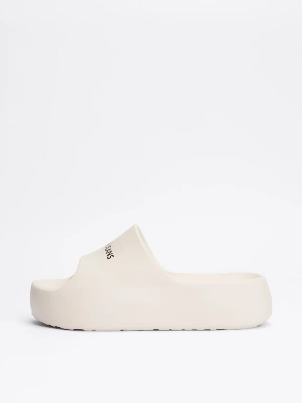 Tommy Hilfiger Klobiger Flatform-Badeschuh mit Logo NEWSPRINT Store