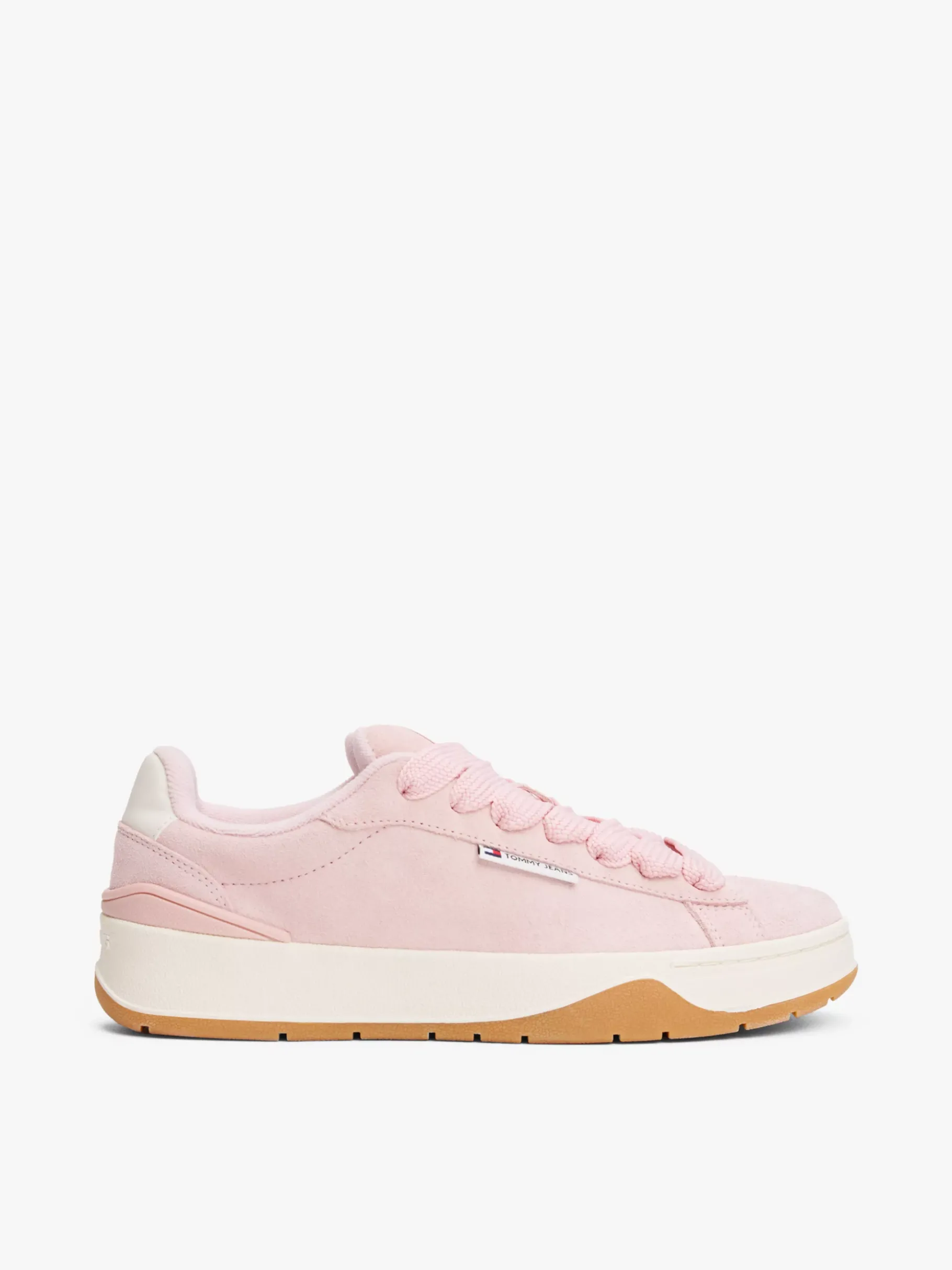 Tommy Hilfiger Klobiger Ledersneaker DELICATE PINK Discount