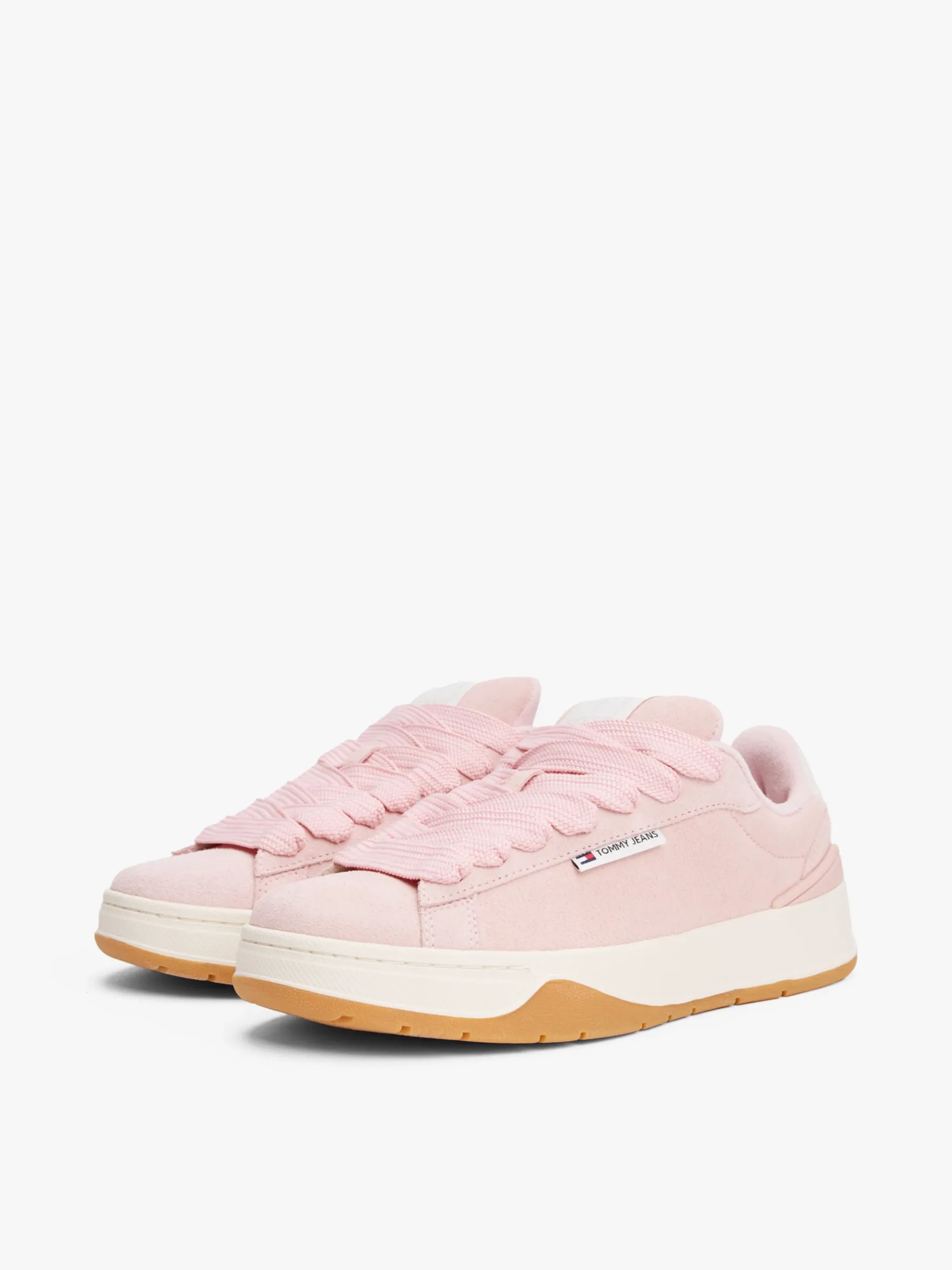 Tommy Hilfiger Klobiger Ledersneaker DELICATE PINK Discount