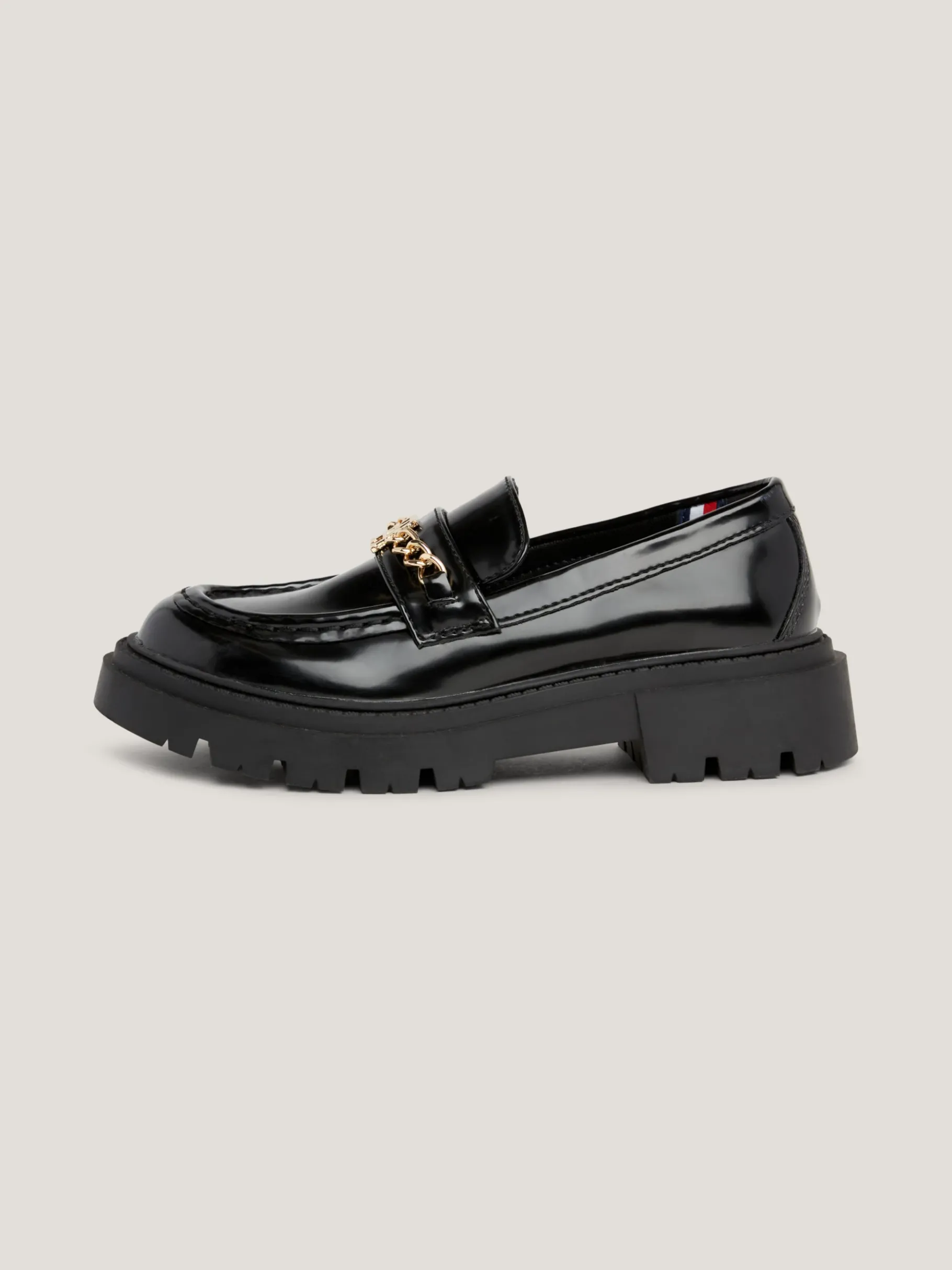 Tommy Hilfiger Klobiger Loafer mit gebürstetem Finish BLACK Store