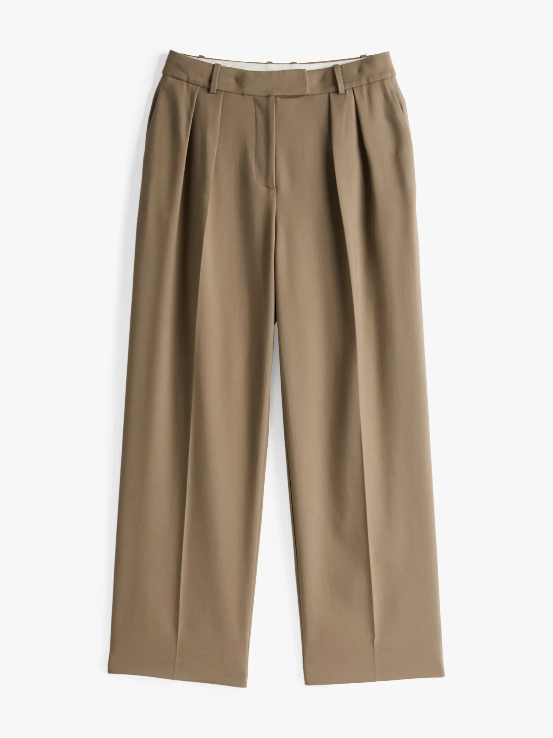 Tommy Hilfiger Knöchellange Relaxed Straight Leg Fit Hose TUNDRA BROWN Cheap