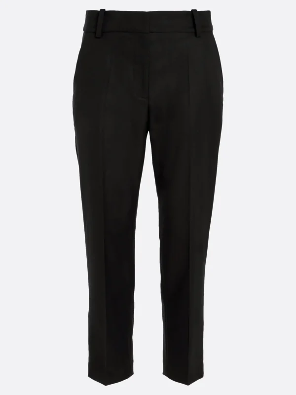 Tommy Hilfiger Knöchellange Slim Straight Leg Fit Hose BLACK Sale