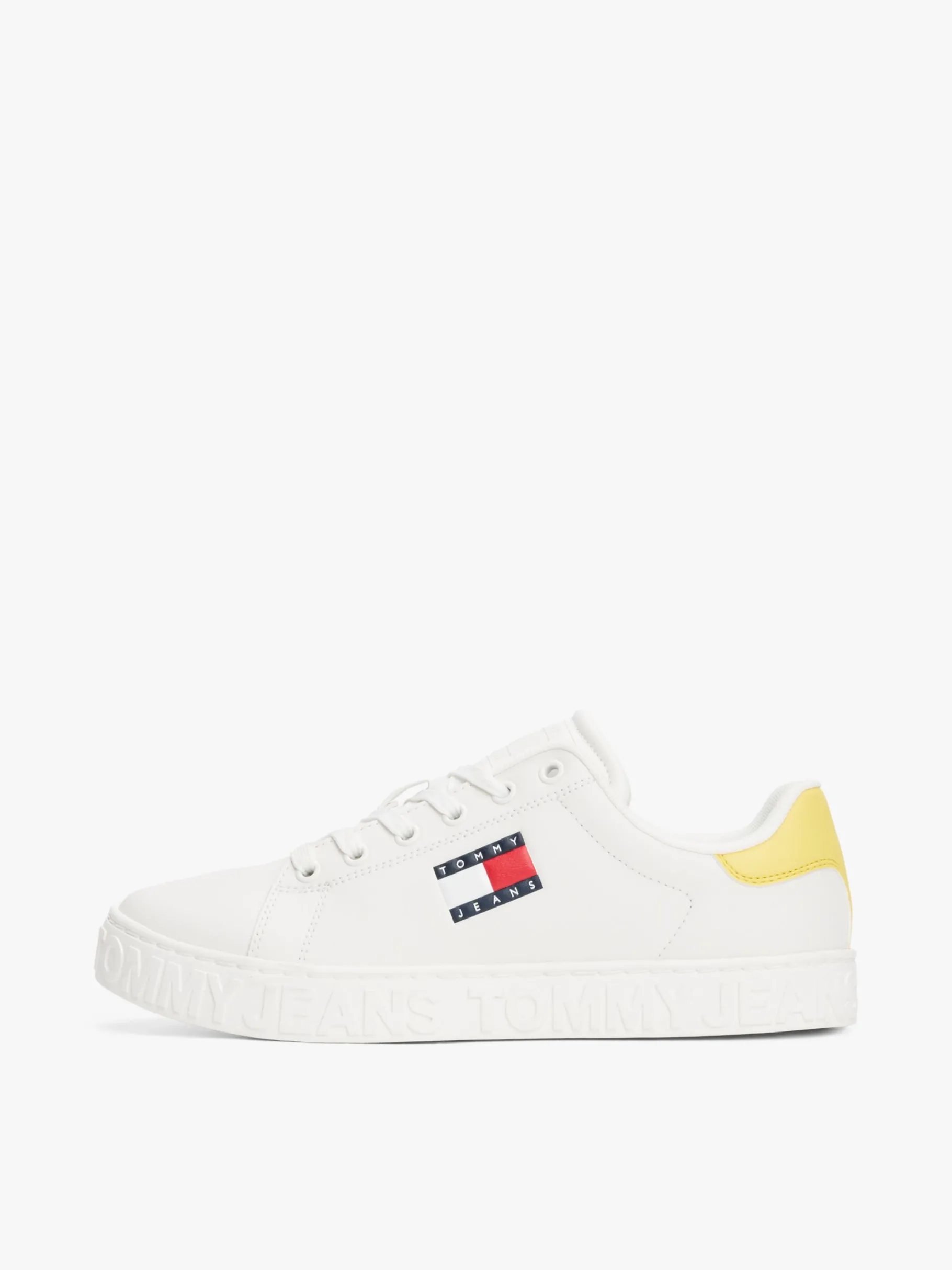 Tommy Hilfiger Kontrast-Sneaker mit geprägtem Logo YELLOW DAHLIA Best