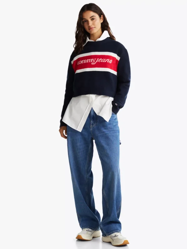 Tommy Hilfiger Kontrast-Sneaker mit Metallic-Details NEWSPRINT Fashion