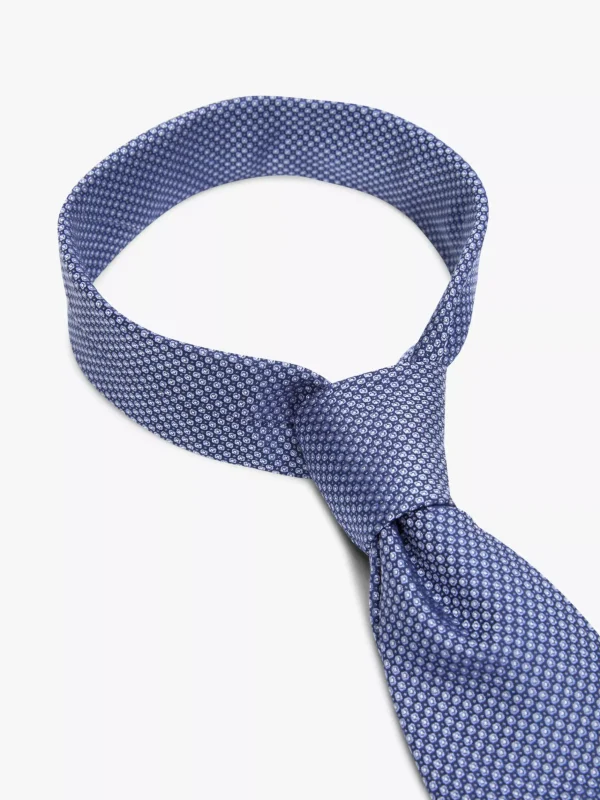 Tommy Hilfiger Krawatte aus reiner Seide mit Mikromuster LIGHT BLUE/MULTI Clearance