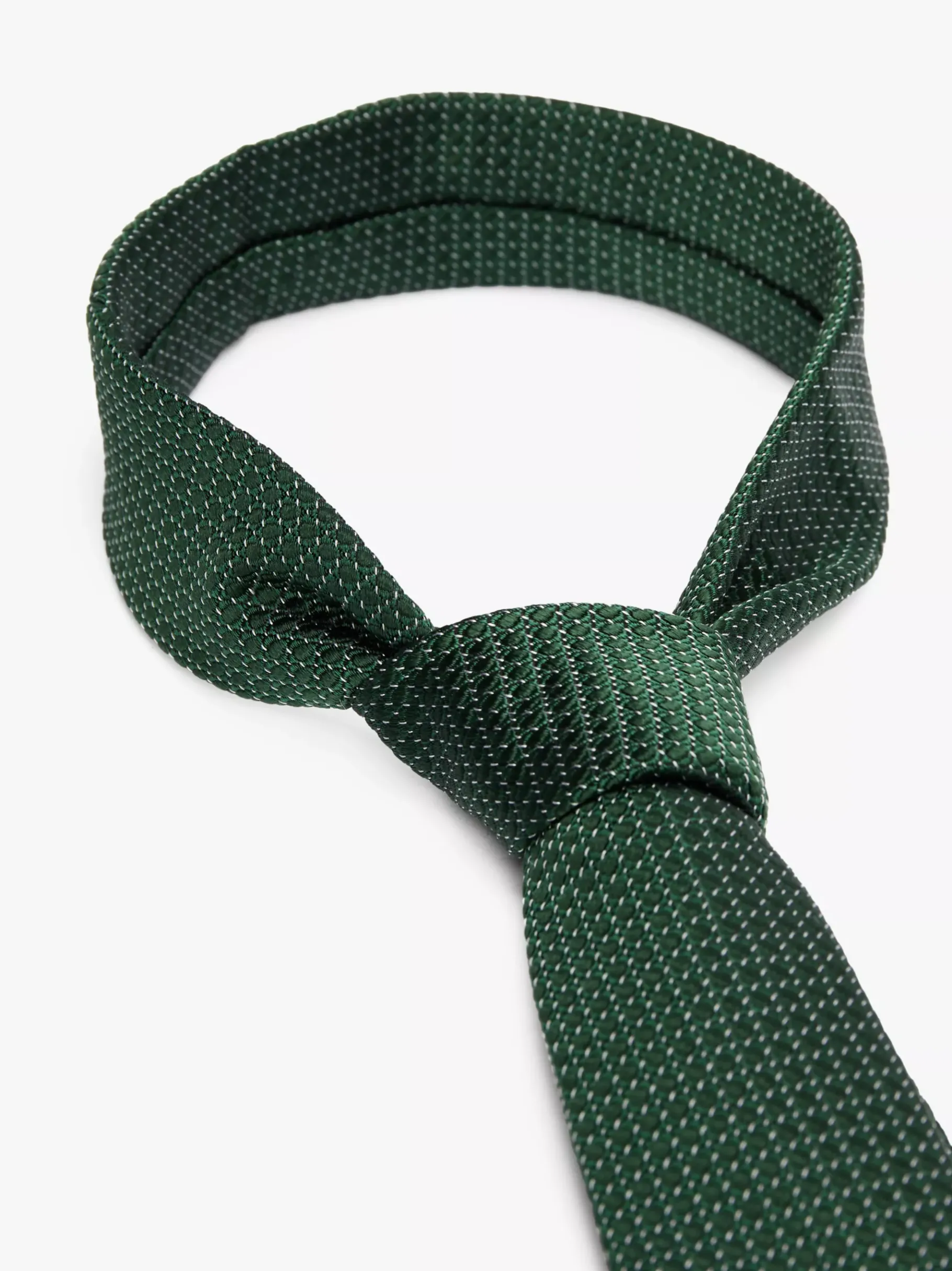 Tommy Hilfiger Krawatte aus reiner Seide mit Mikro-Webmuster NOUVEAU GREEN/MULTI Best Sale