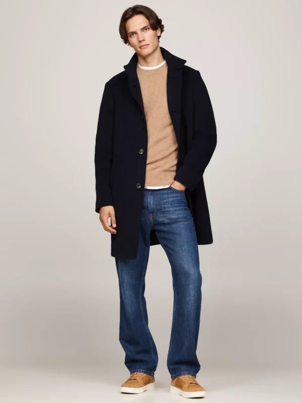 Tommy Hilfiger Lace-up Basketball-Sneaker aus Leder SAHARA Flash Sale