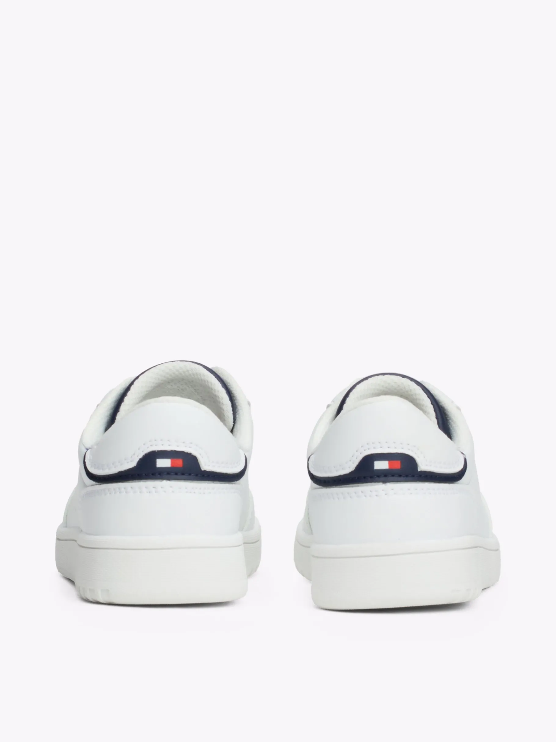 Tommy Hilfiger Lace-up Logo-Sneaker WHITE / BLUE Hot