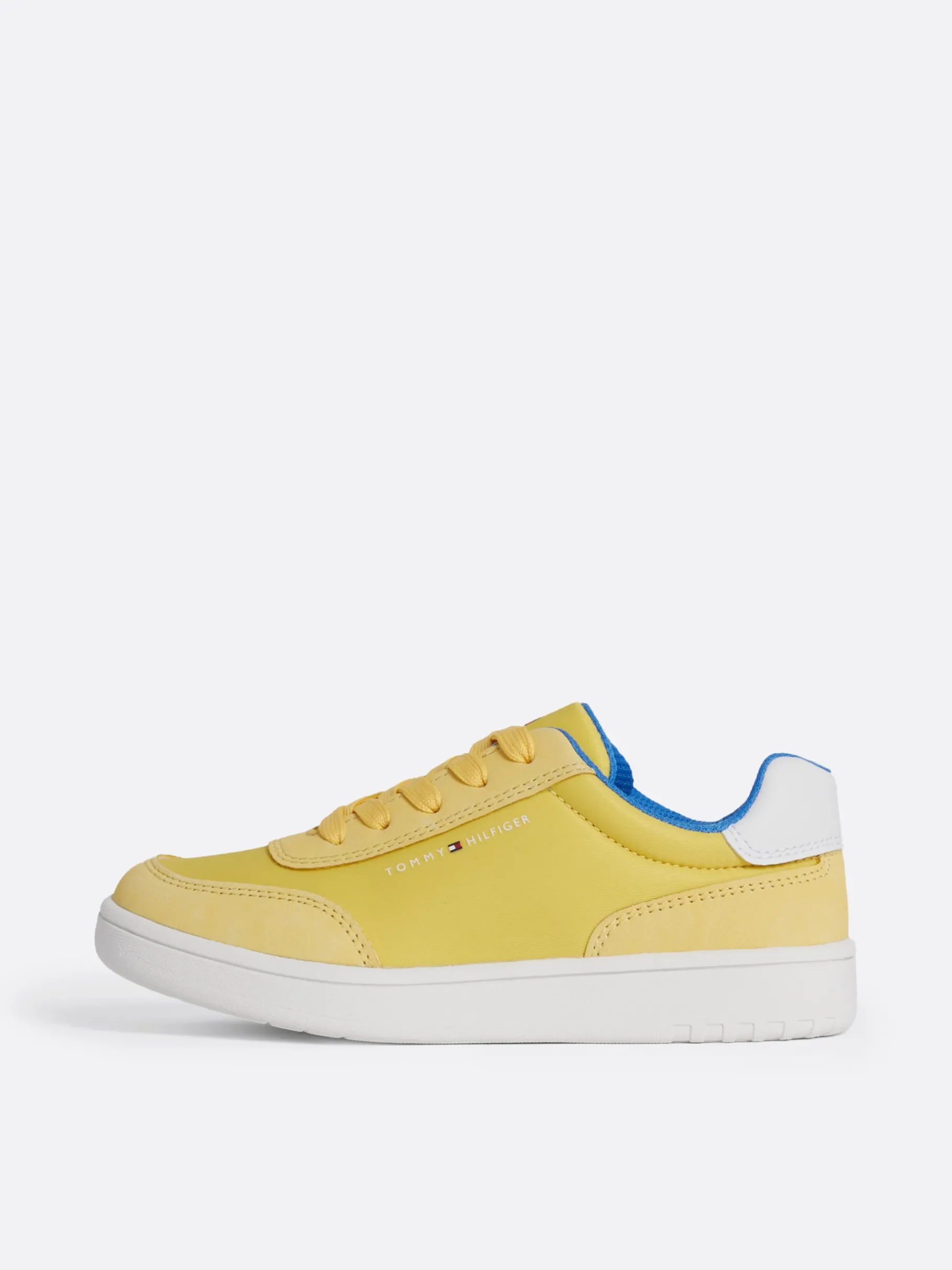 Tommy Hilfiger Lace-up Sneaker mit Struktur-Details YELLOW Sale
