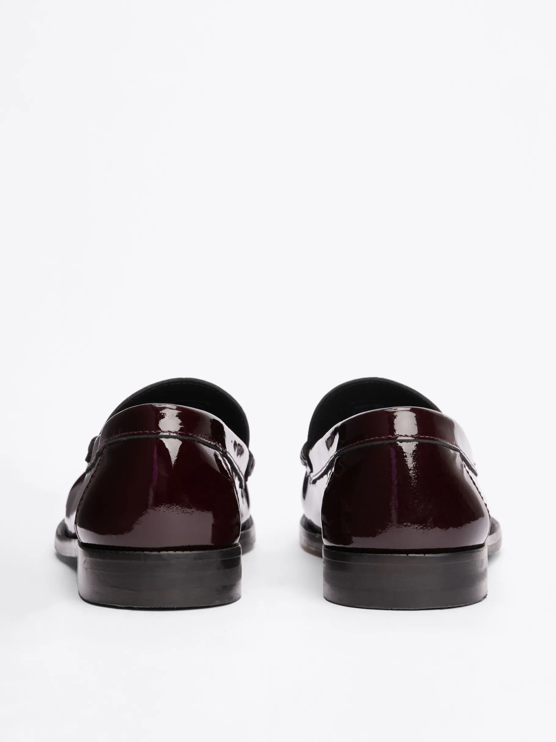 Tommy Hilfiger Lackleder-Loafer BURGUNDY VELVET Discount