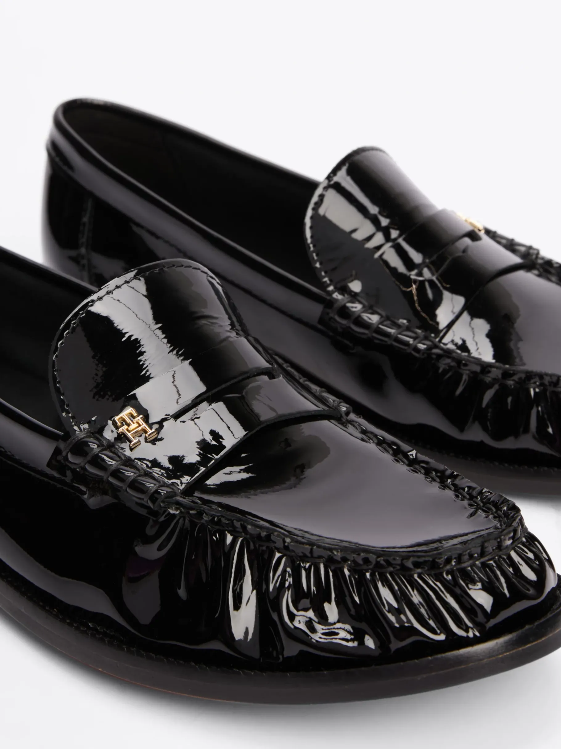 Tommy Hilfiger Lackleder-Loafer BLACK Store