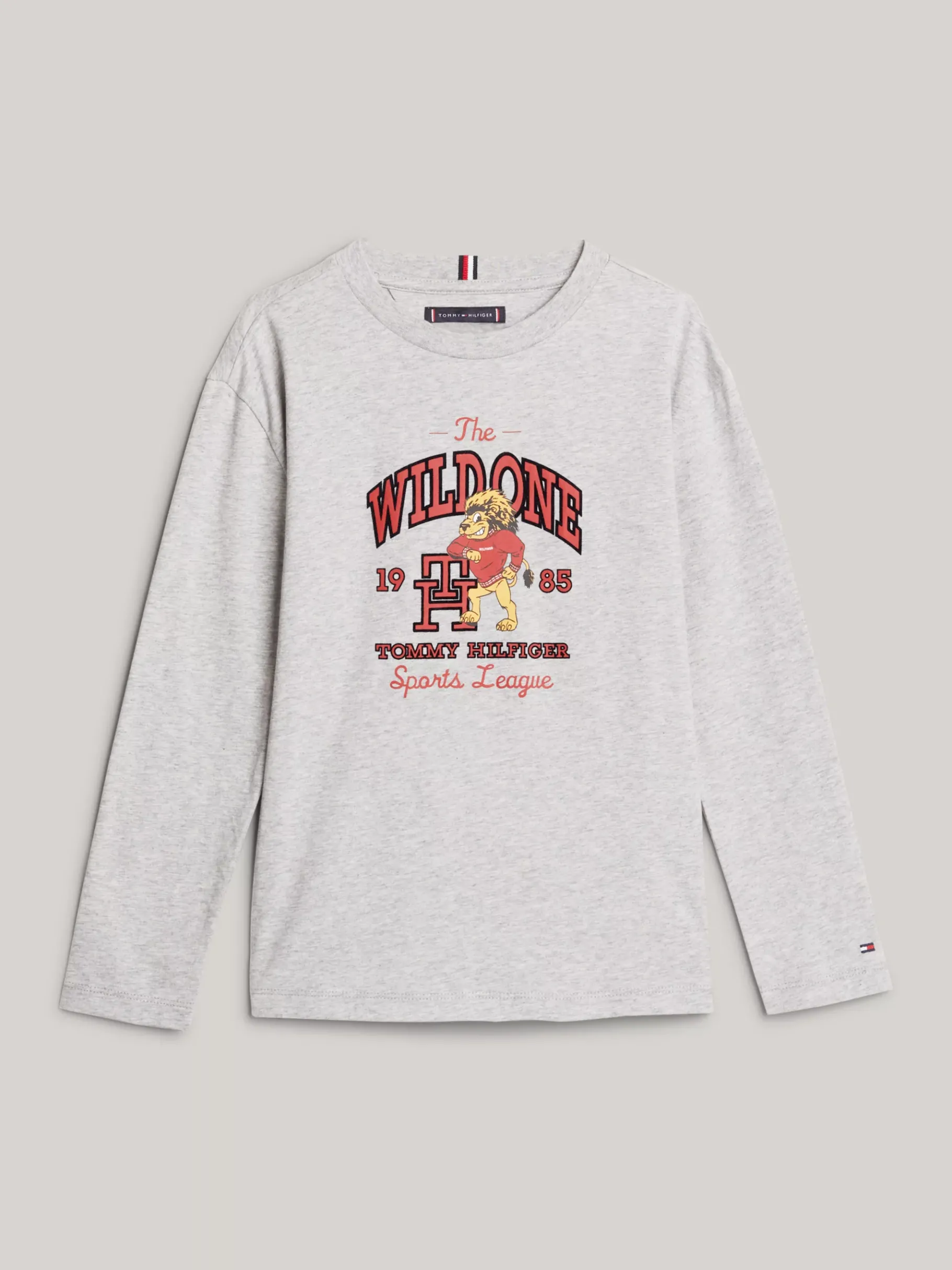 Tommy Hilfiger Langarmshirt mit Logo LIGHT GREY HEATHER Shop