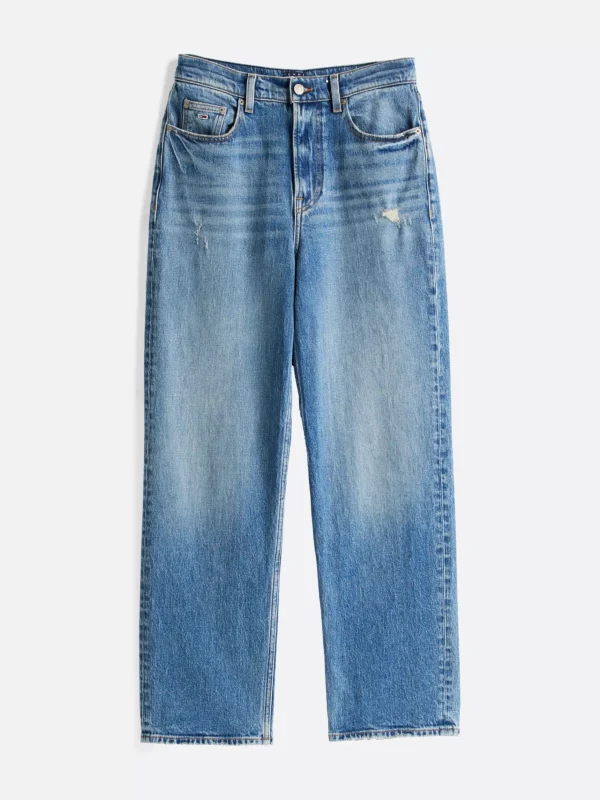 Tommy Hilfiger Layla Slim Straight Leg Jeans mit hohem Bund DENIM MEDIUM Discount