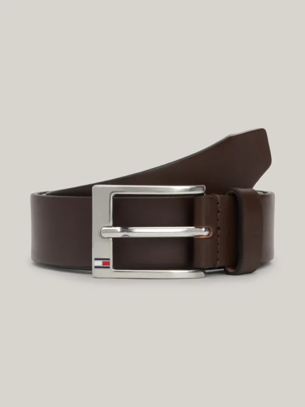 Tommy Hilfiger Ledergürtel DARK BROWN Outlet