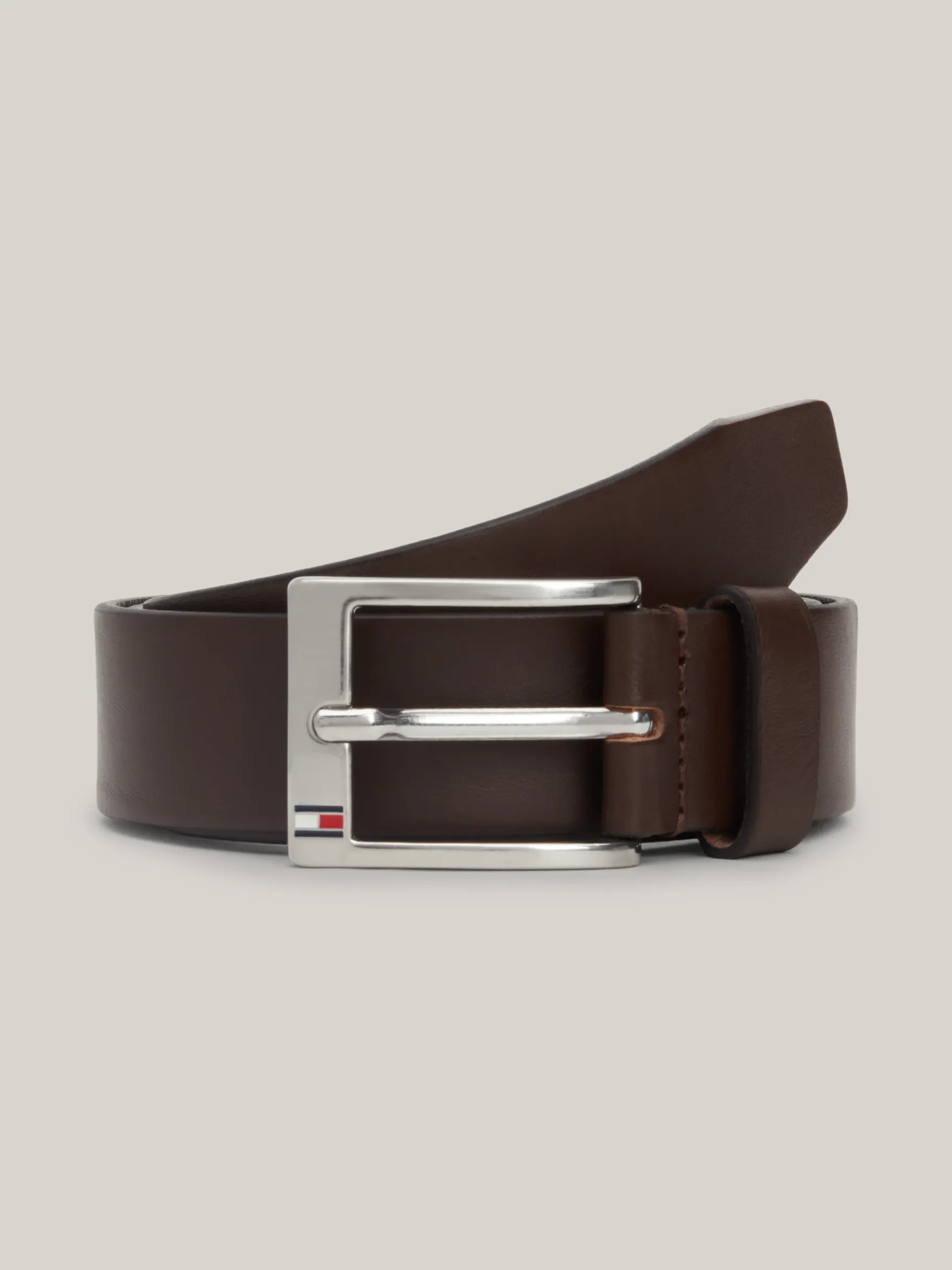 Tommy Hilfiger Ledergürtel DARK BROWN Outlet