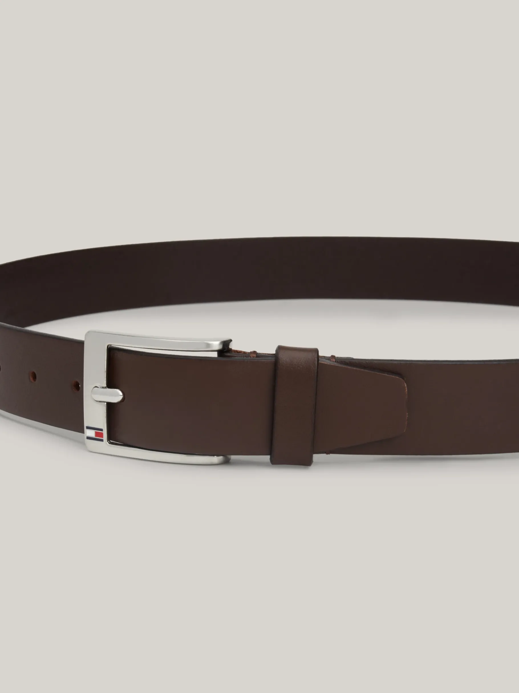 Tommy Hilfiger Ledergürtel DARK BROWN Outlet