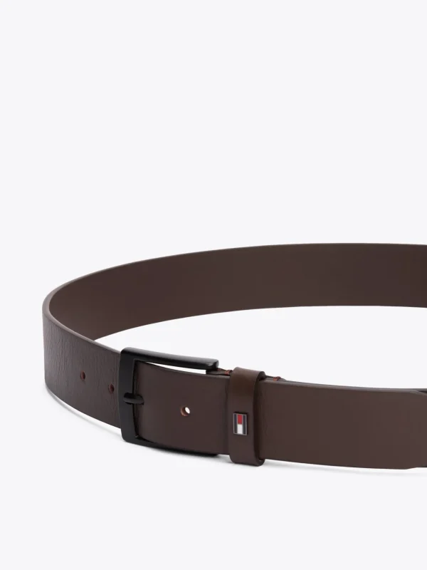 Tommy Hilfiger Ledergürtel mit Flag aus Emaille TESTA DI MORO Cheap