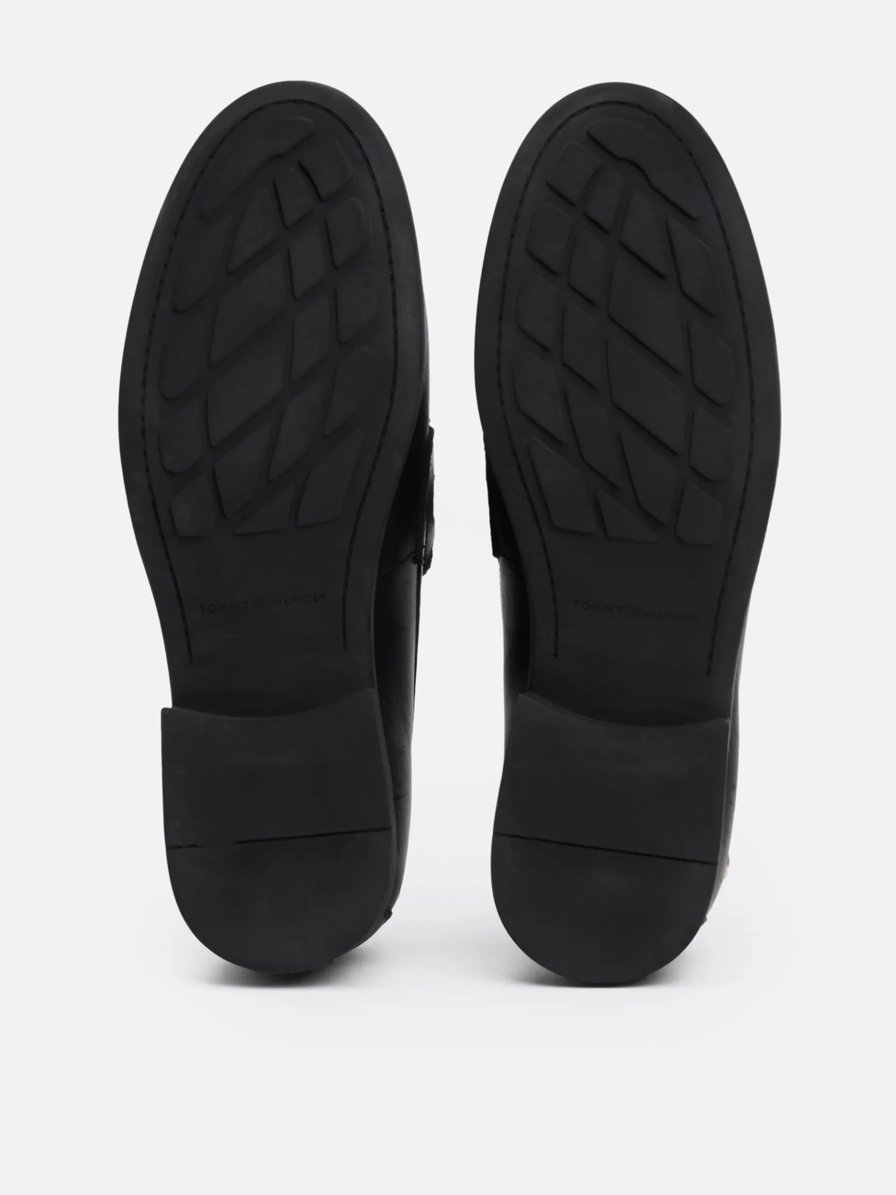 Tommy Hilfiger Leder-Loafer mit Niete BLACK Hot