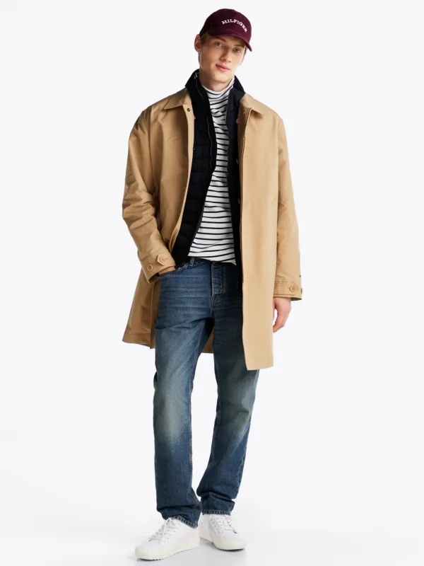 Tommy Hilfiger Ledersneaker mit Haifischsohle WHITE Flash Sale