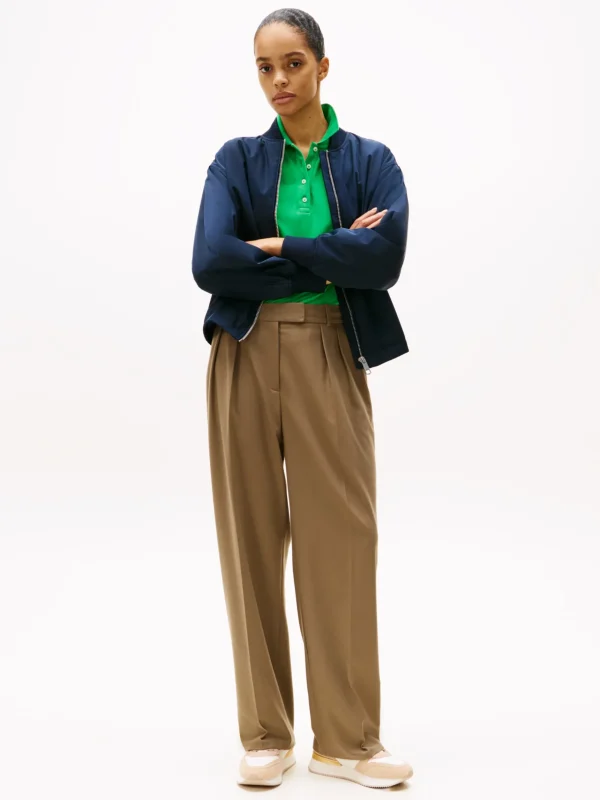 Tommy Hilfiger Leder-Sneaker mit Metallic-Detail ANCIENT WHITE/MISTY BLUSH Hot