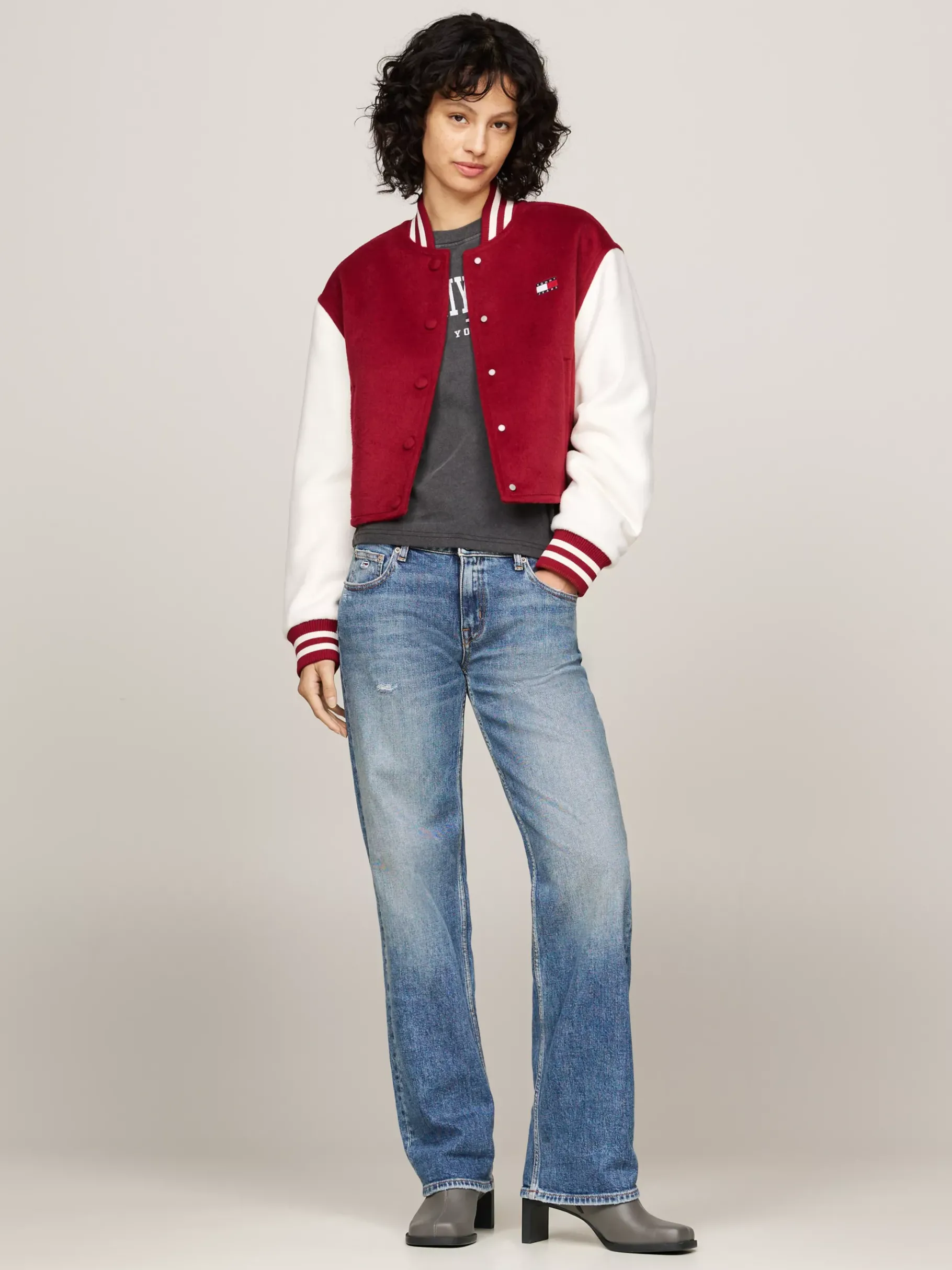 Tommy Hilfiger Lederstiefelette mit Square Toe ORBITER Sale