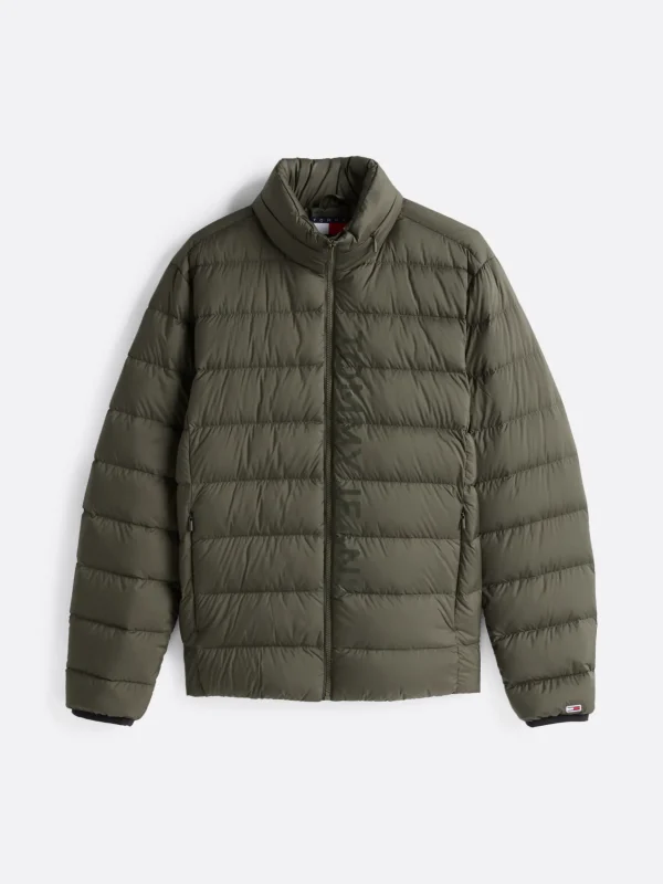 Tommy Hilfiger Leichtgewichtige Daunen-Puffer-Jacke FATIGUE GREEN Discount