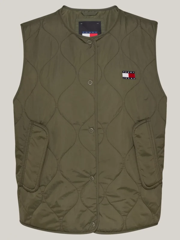 Tommy Hilfiger Leichtgewichtige Weste mit Zwiebelsteppung FATIGUE GREEN Fashion