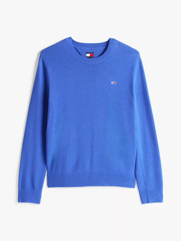 Tommy Hilfiger Leichtgewichtiger Slim Fit Pullover TEMPO BLUE Shop