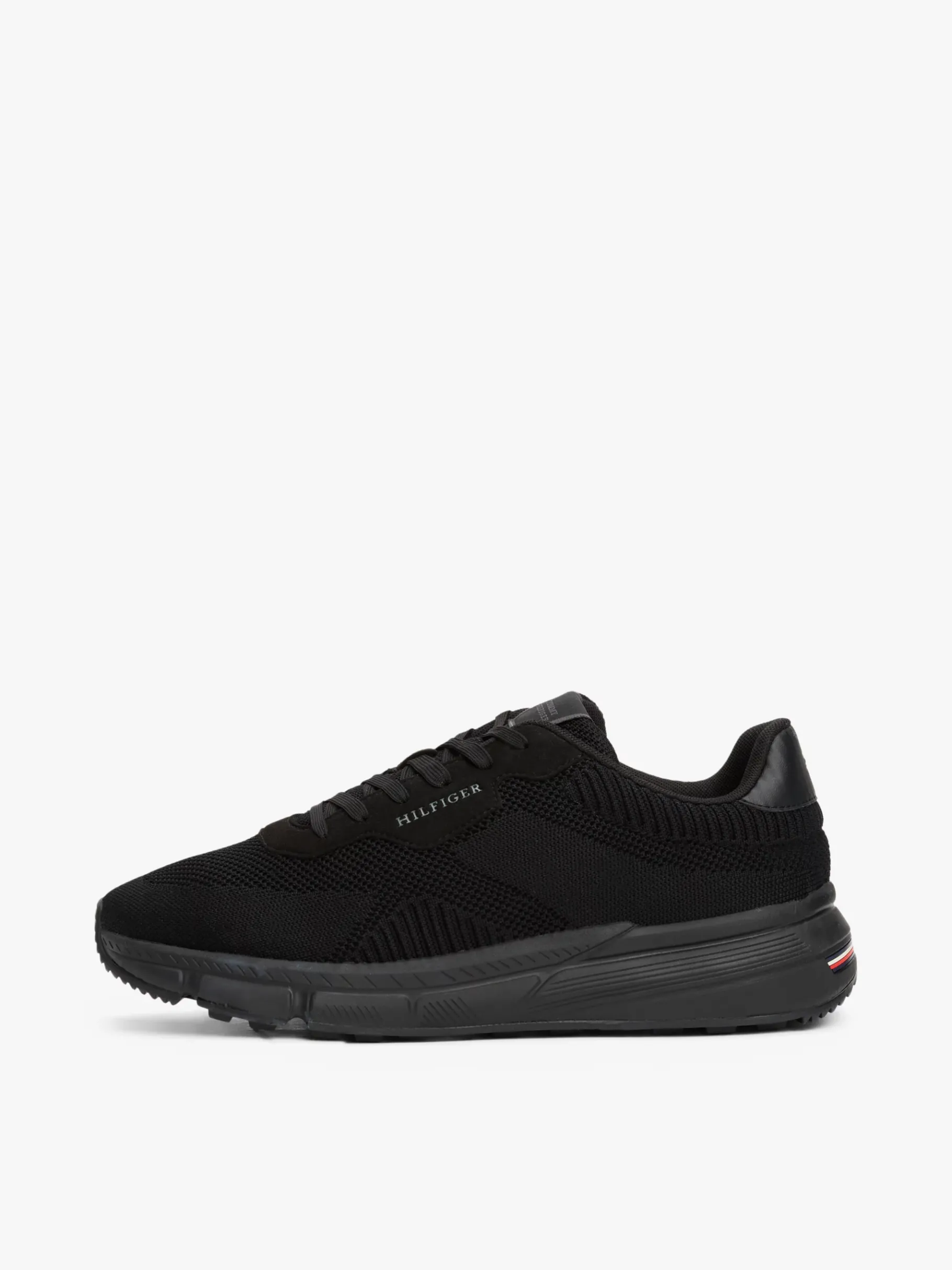 Tommy Hilfiger Leichtgewichtiger Sneaker aus Strick BLACK Best Sale