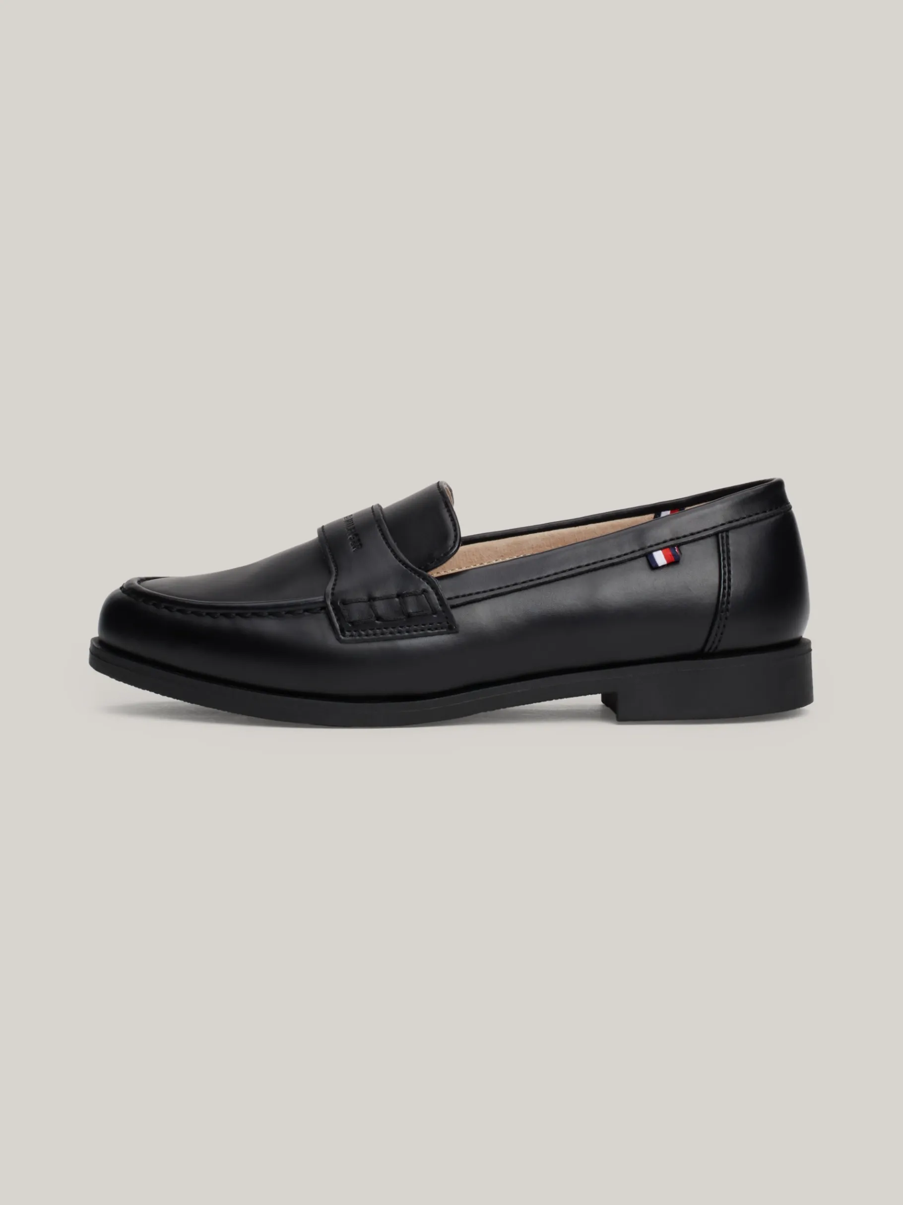 Tommy Hilfiger Loafer mit glattem Finish und Logo BLACK New
