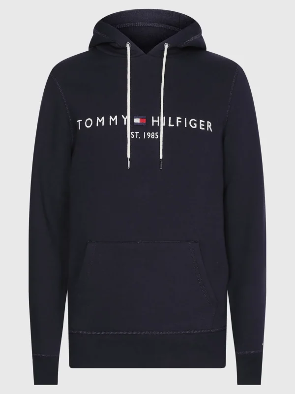 Tommy Hilfiger Logo-Hoodie aus Flex-Fleece SKY CAPTAIN Online