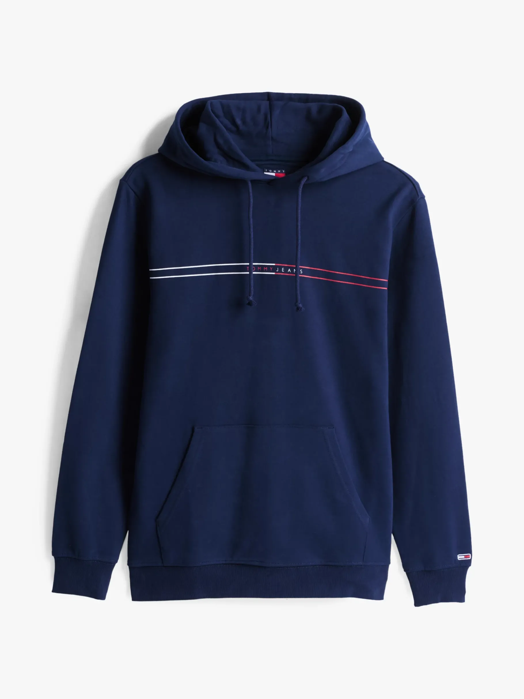 Tommy Hilfiger Logo-Hoodie mit Tunnelzug DARK NIGHT NAVY New