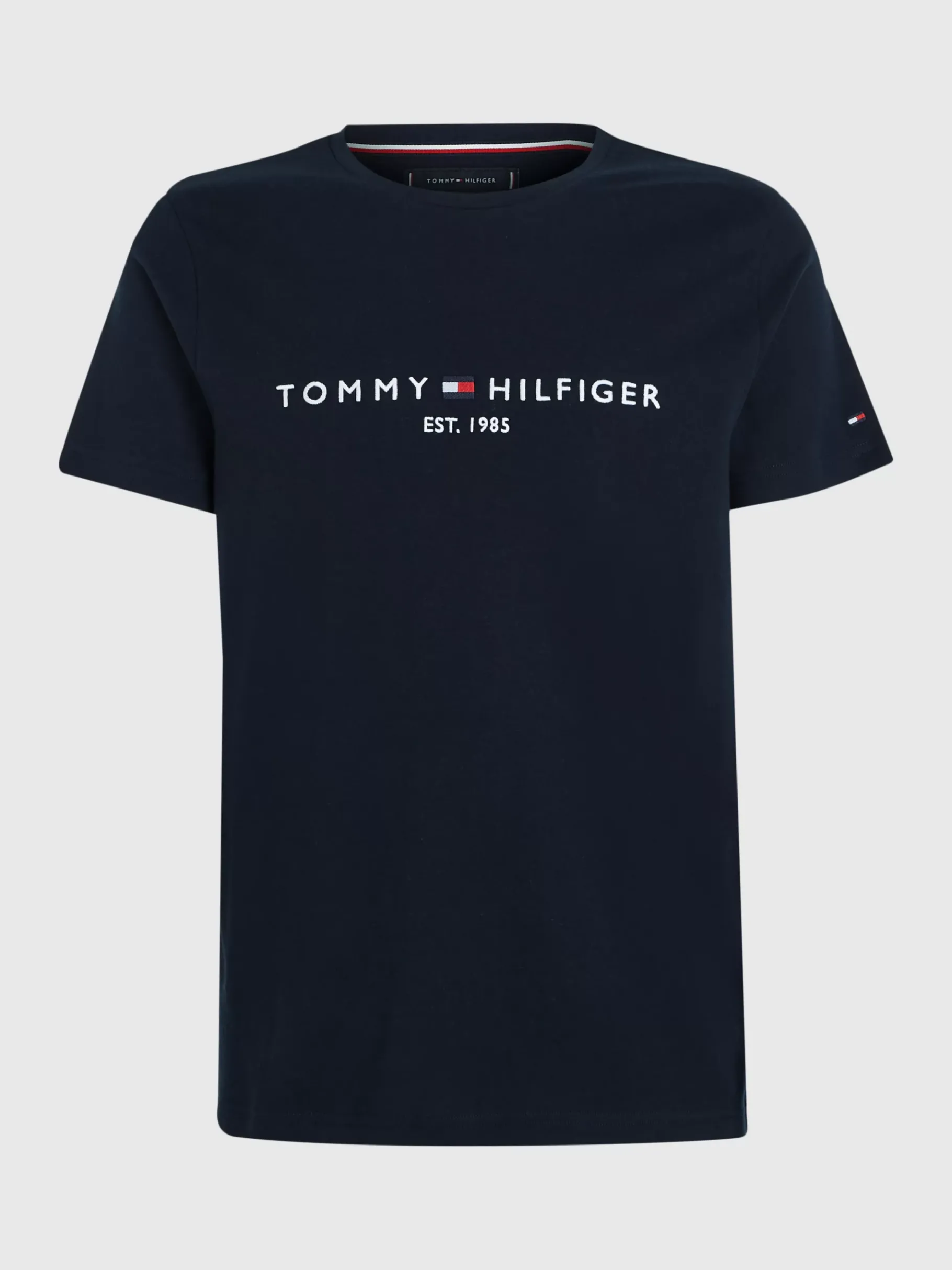 Tommy Hilfiger Logo-T-Shirt aus Bio-Baumwolle SKY CAPTAIN Sale